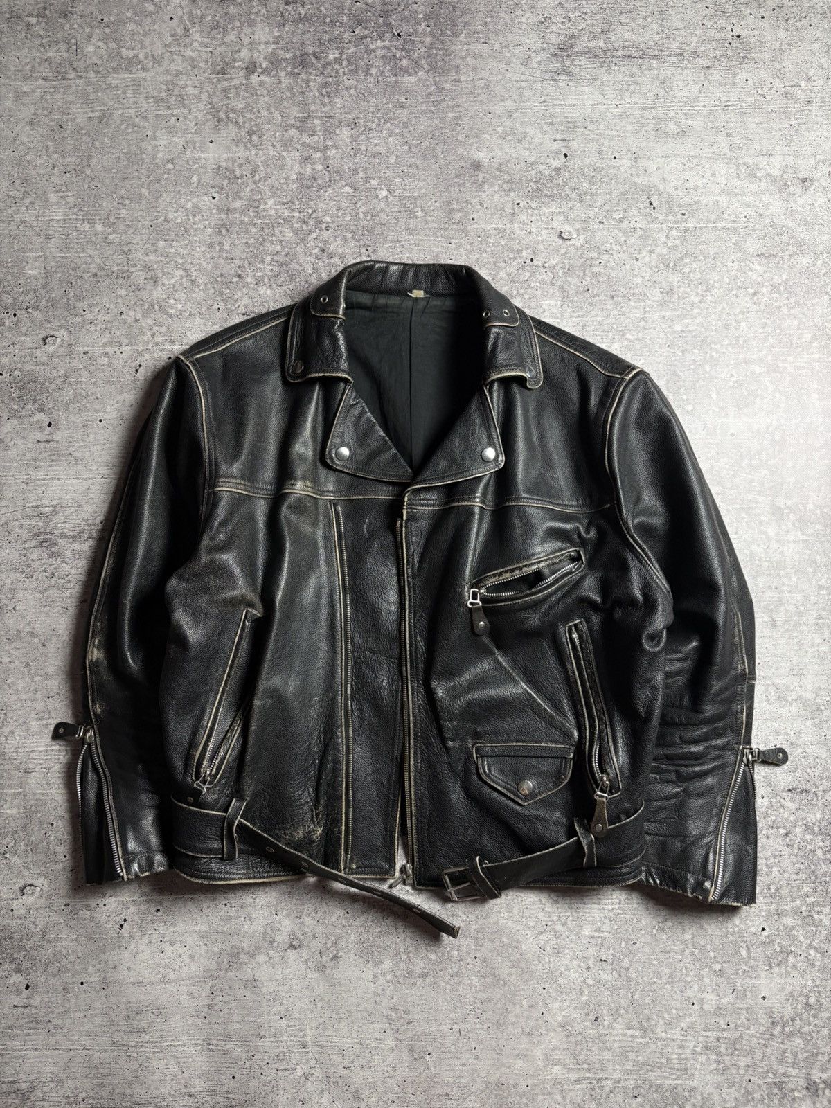 Vintage Vintage Rare Leather Jacket RiRi Size US M / EU 48-50 / 2 - 1 Thumbnail
