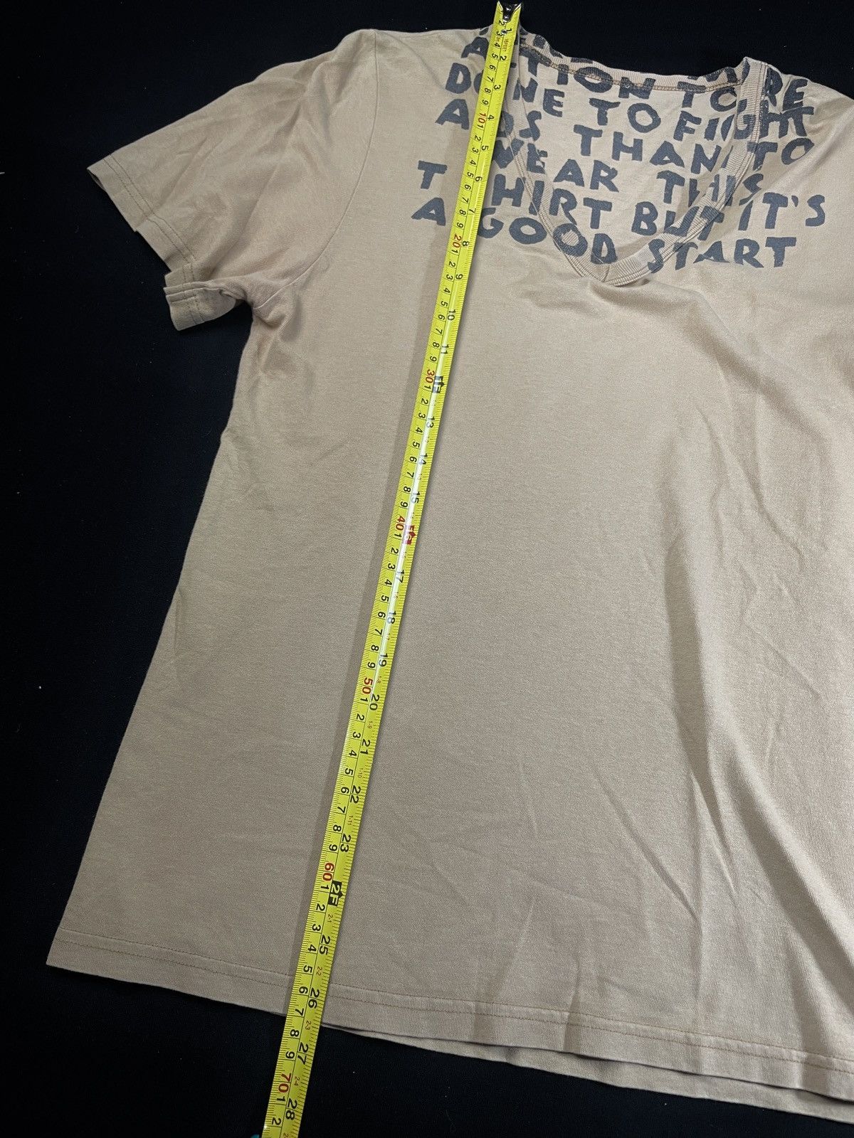 Maison Margiela Maison Margiela Aids Tee Size US M / EU 48-50 / 2 - 6 Thumbnail