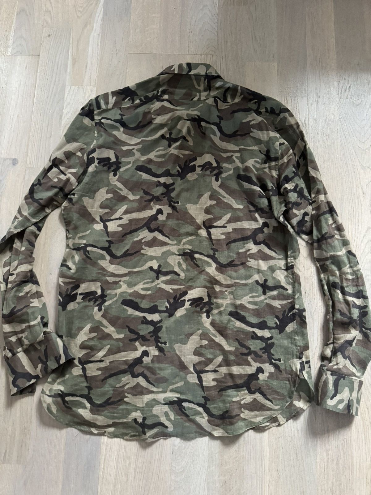 Saint Laurent Paris SAINT LAURENT shirt SEE PHOTOS FOR REAL TAPE MEASUREMENTS Size US S / EU 44-46 / 1 - 8 Thumbnail