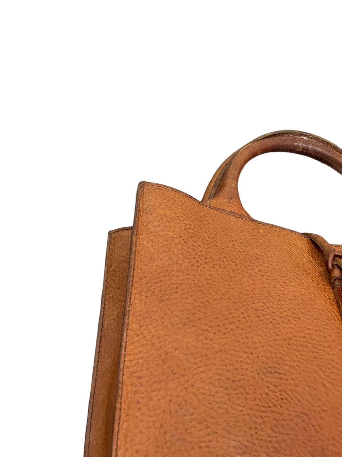 Genuine Leather Full Leather Thick Genten Japan Tote Bag 5🟩 Size ONE SIZE - 11 Thumbnail