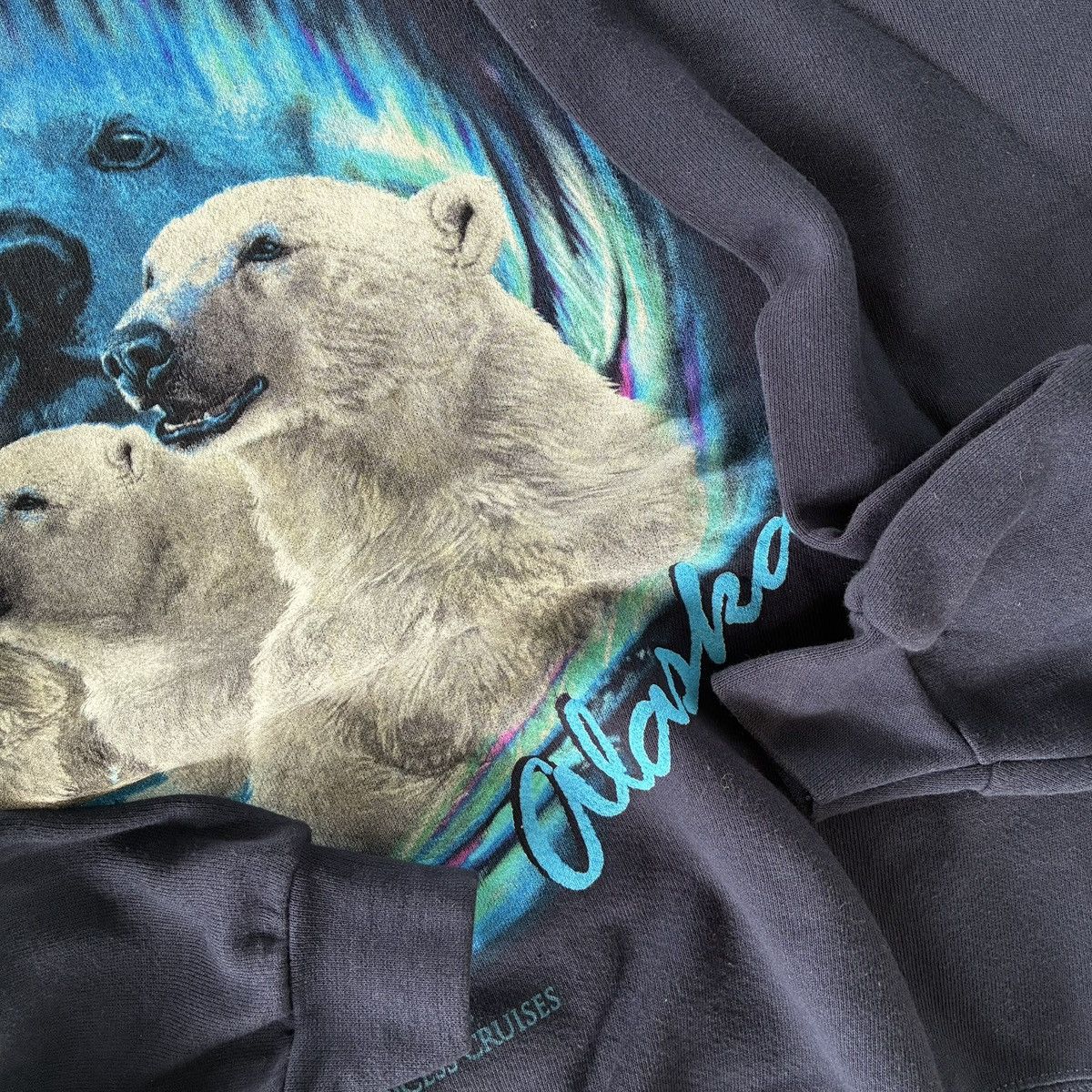 Lee VINTAGE 90s ALASKA POLLAR BEAR GRAPHIC ART Size US S / EU 44-46 / 1 - 5 Thumbnail