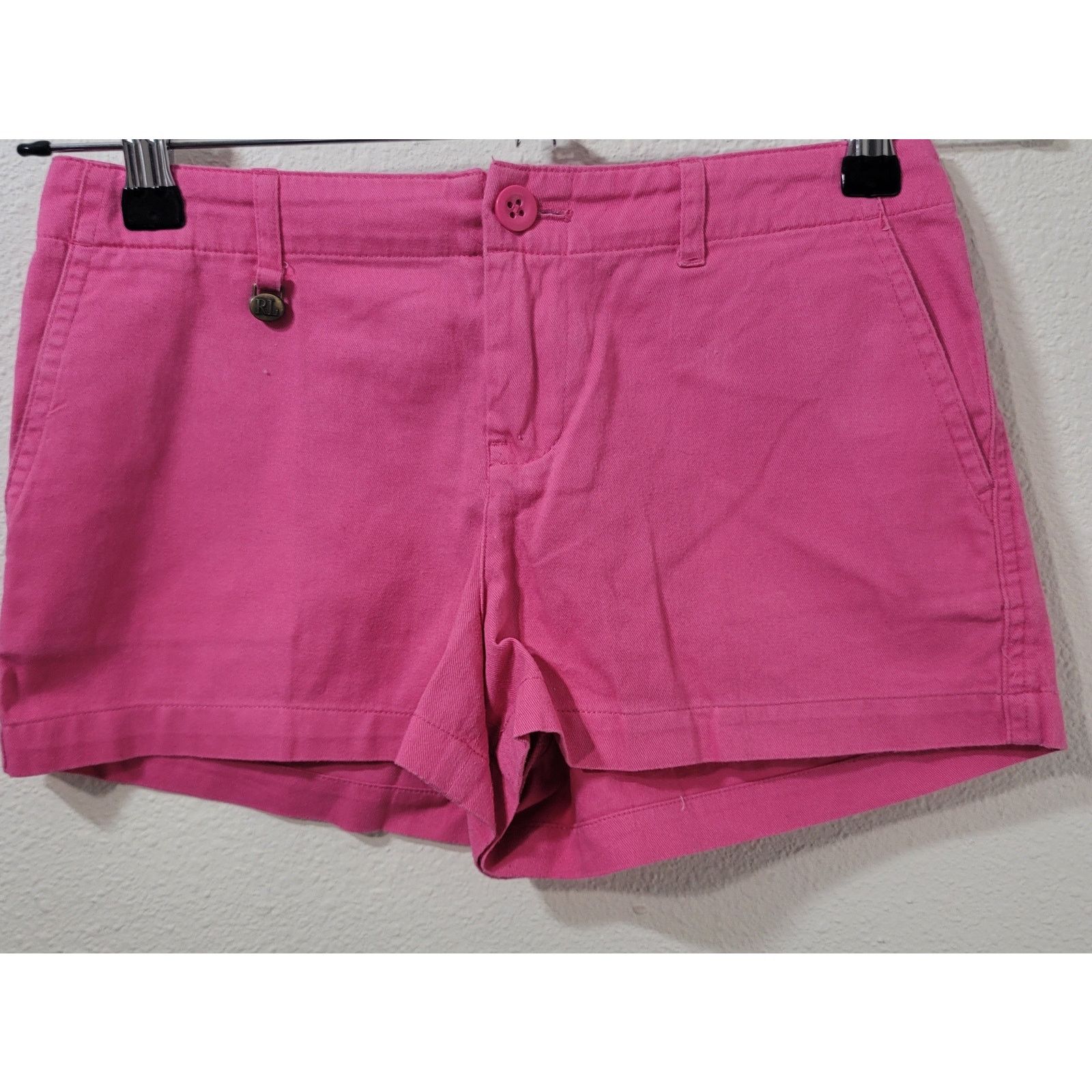 Polo Ralph Lauren Polo Ralph Lauren Pink Chino Flat Front Shorts 12 Size 34" / US 12 / IT 48 - 1 Thumbnail
