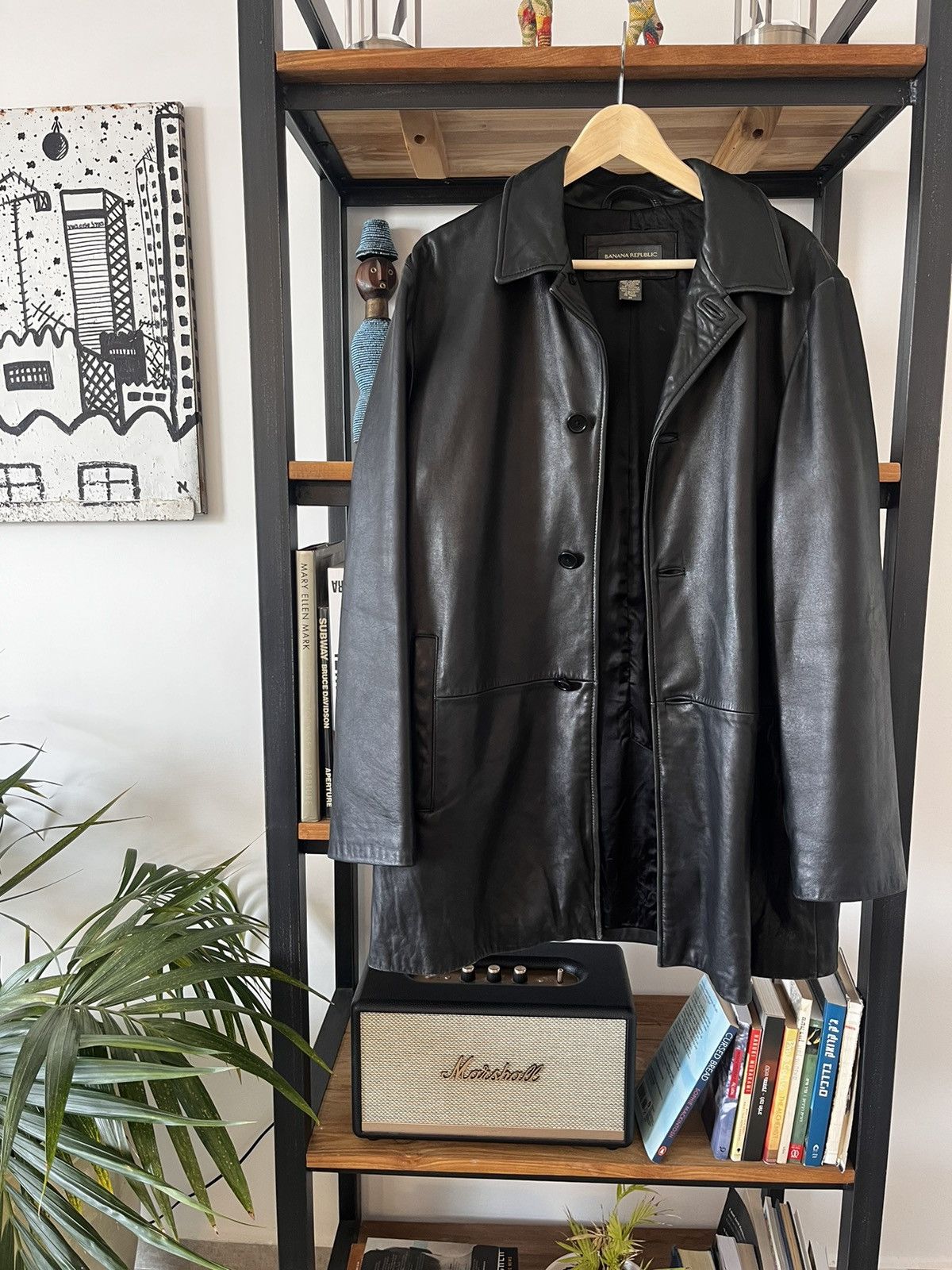 Banana Republic × Vintage 80’s Banana republic leather jacket Size US M / EU 48-50 / 2 - 2 Thumbnail