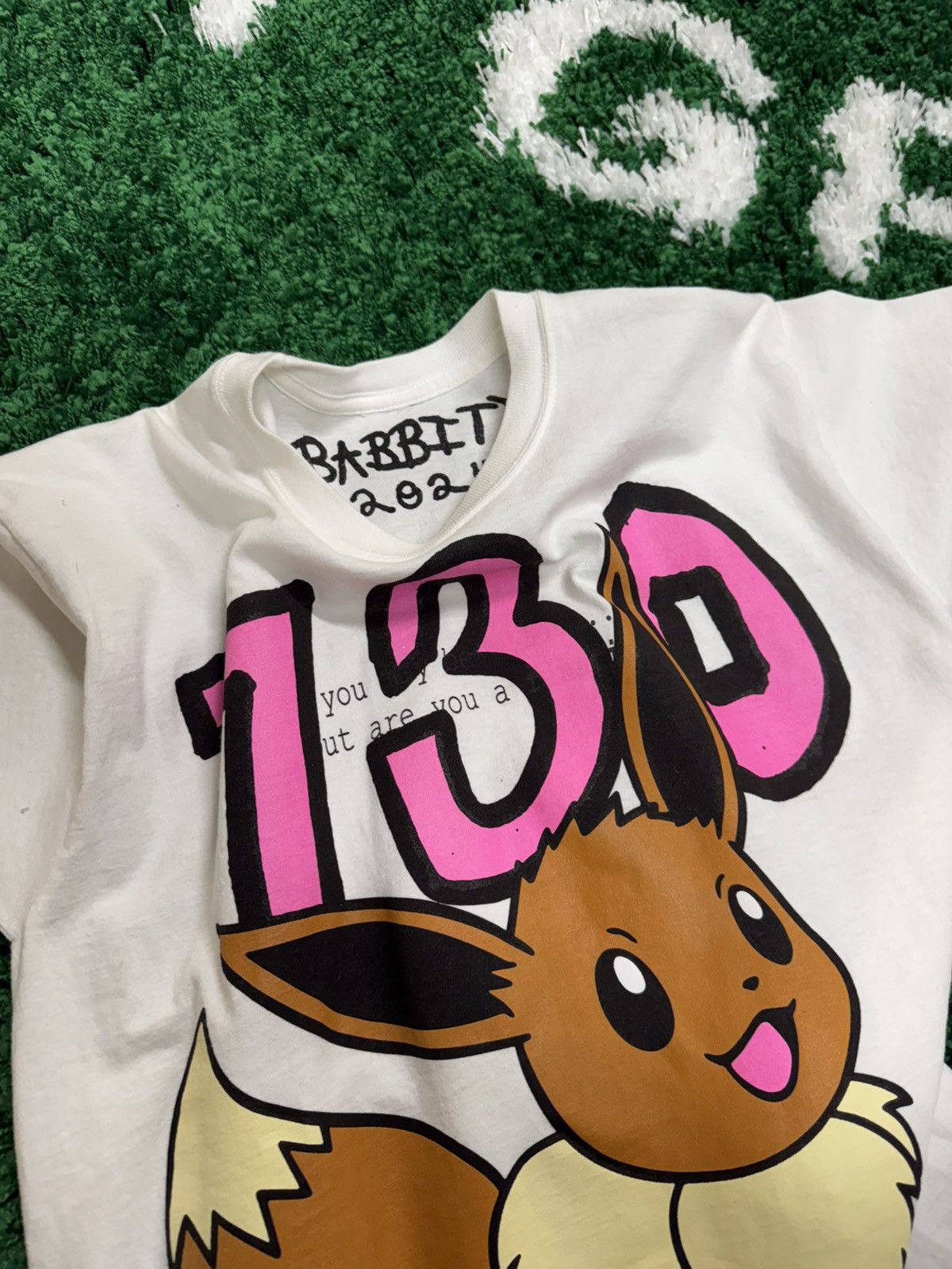Asspizza Asspizza 730 Pokemon Eve Tee Sz. Small Size US S / EU 44-46 / 1 - 5 Thumbnail