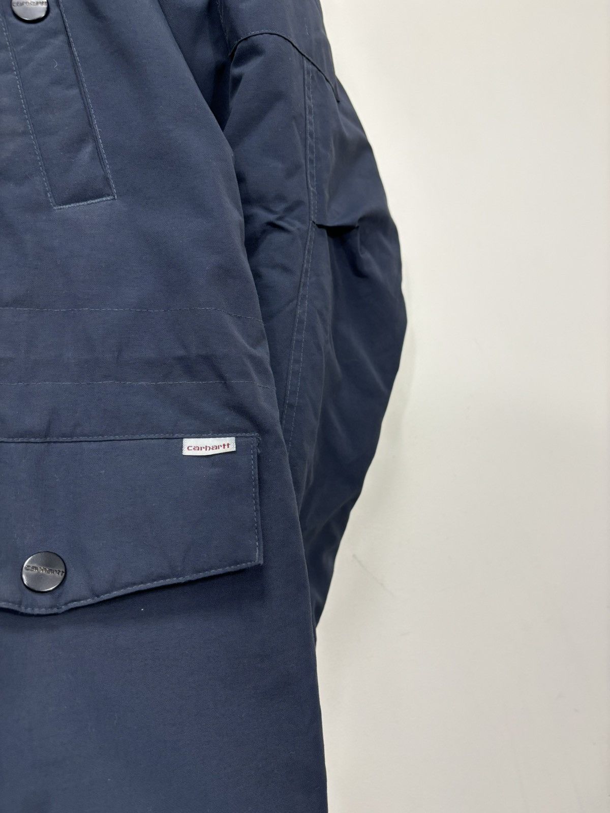 Carhartt Vintage Carhartt WIP Men’s Navy Fur Anchorage Parka Jacket Size US S / EU 44-46 / 1 - 11 Thumbnail