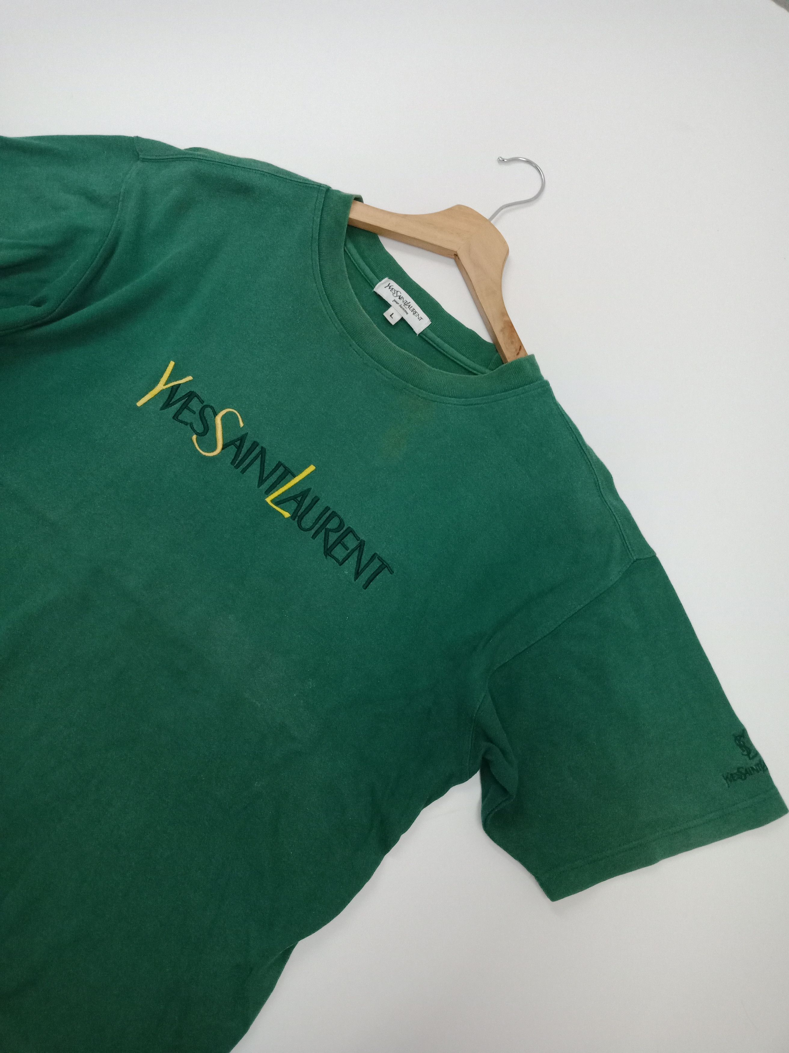 Yves Saint Laurent Yves Saint Laurent Spell Out Embroid #C Size US L / EU 52-54 / 3 - 3 Thumbnail