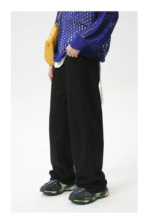 Japanese Brand Mitsui x Airi Classic black straight loose casual jeans Size US 32 / EU 48 - 5 Thumbnail