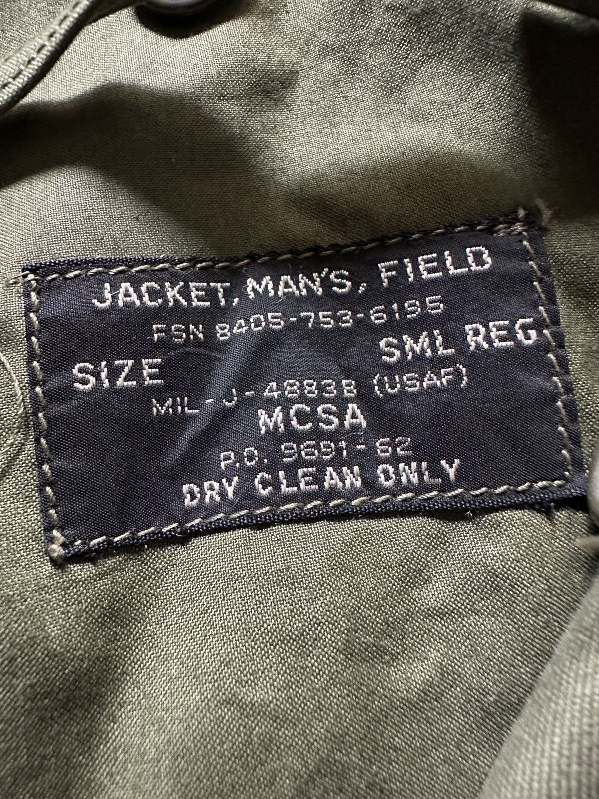 Vintage Vintage 60s US Air Force Field Jacket Size US S / EU 44-46 / 1 - 6 Thumbnail