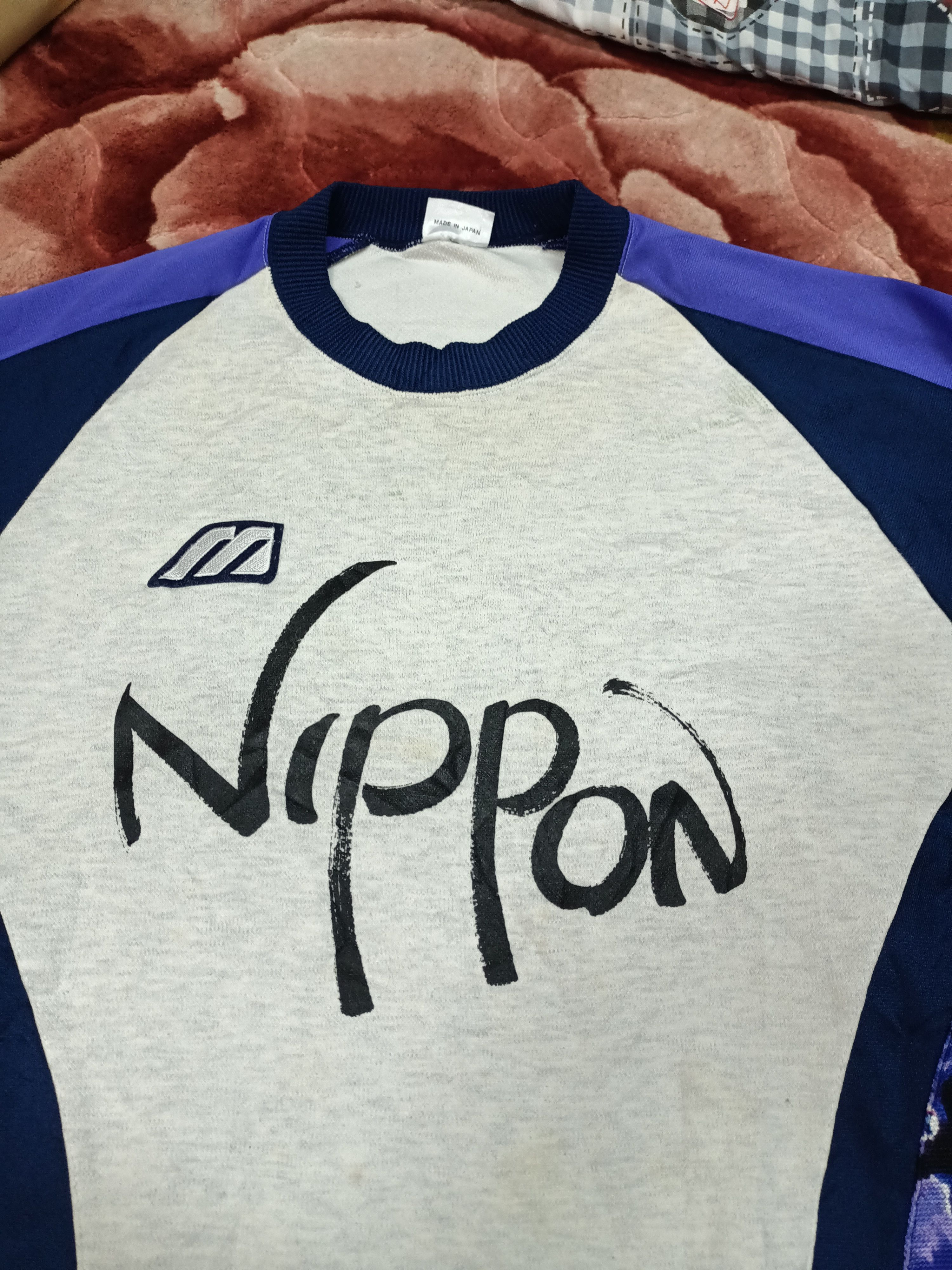 Japanese Brand Vintage Mizuno Nippon sweatshirt Size US XL / EU 56 / 4 - 3 Thumbnail