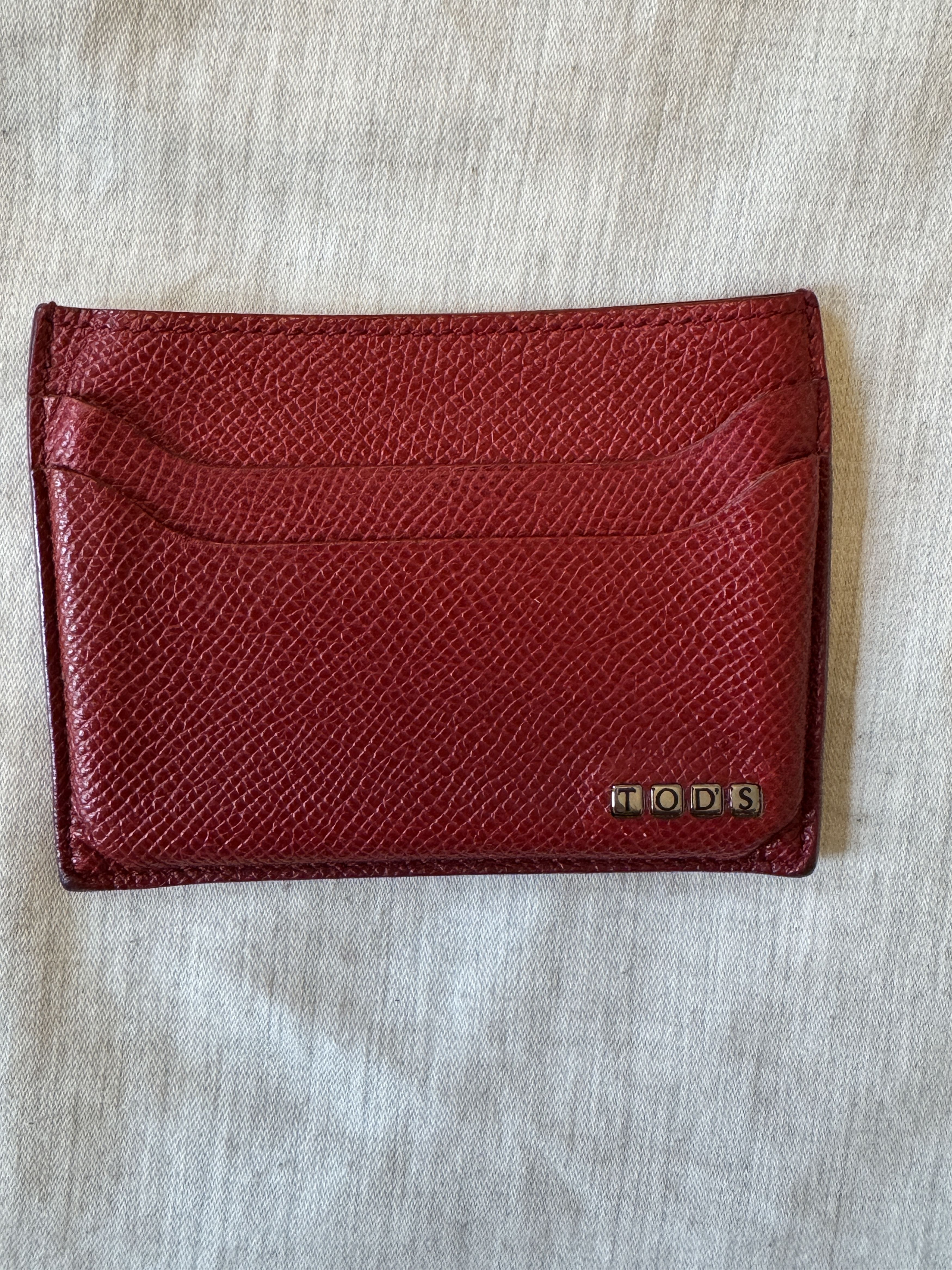 Tod's Tod's Card Case in Red Size ONE SIZE - 1 Thumbnail