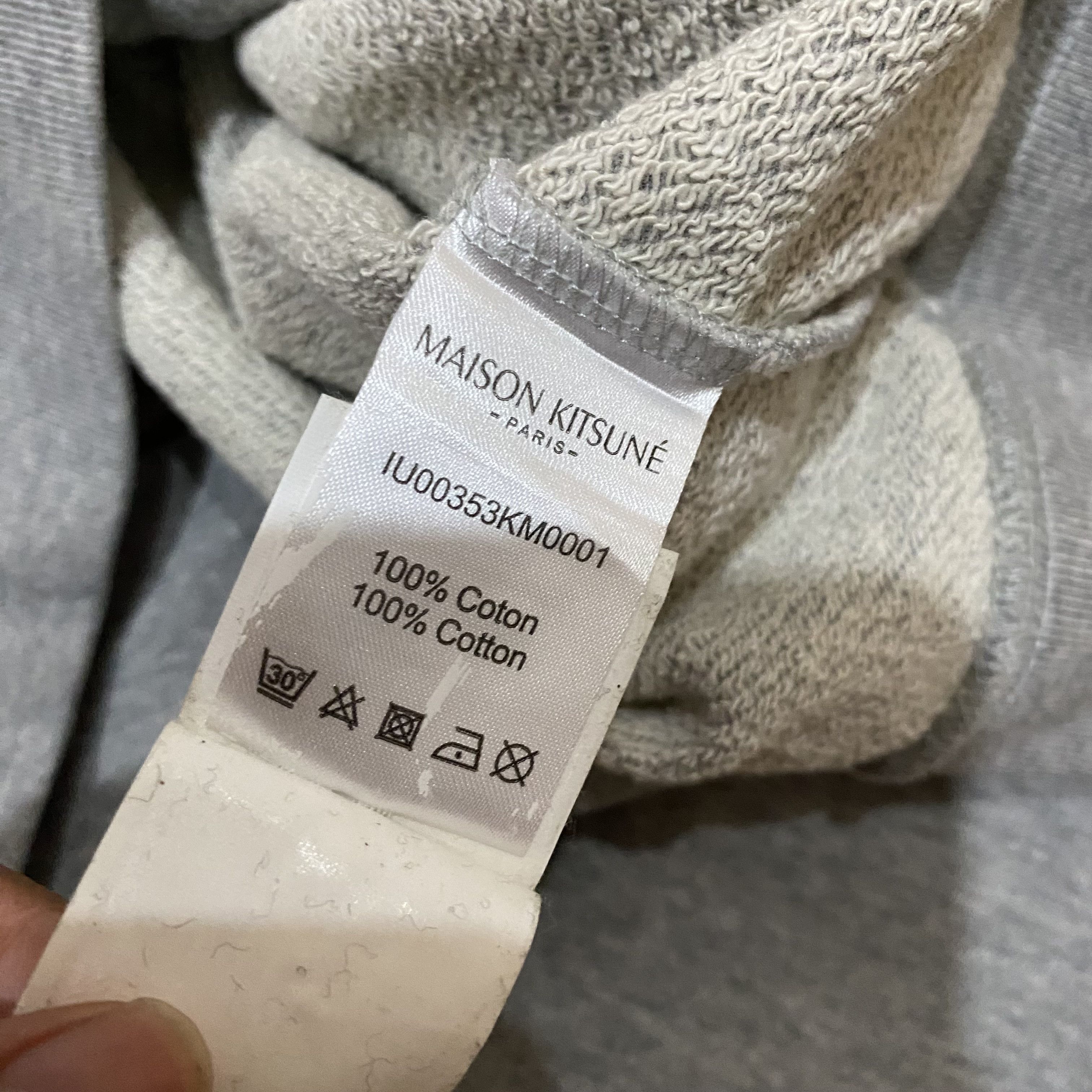 Maison Kitsune maison kitsune chillax fox patch zipped hoodie grey Size US M / EU 48-50 / 2 - 4 Thumbnail