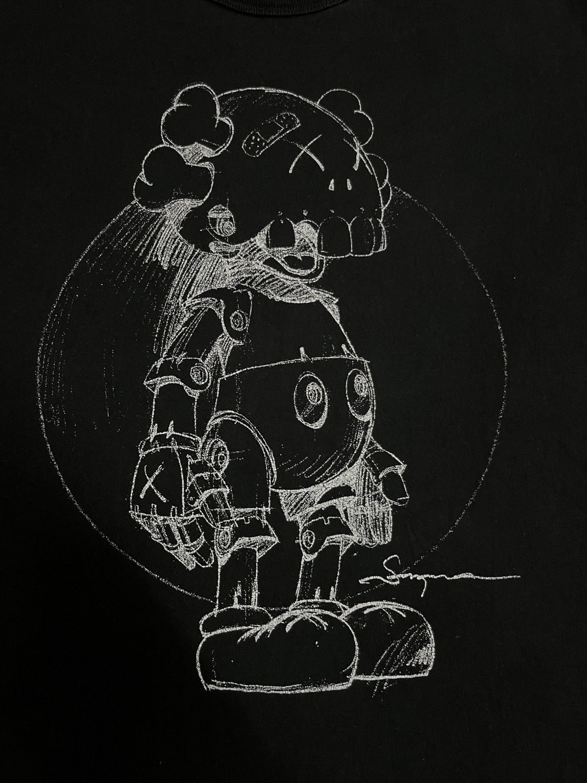 Club Sorayama OriginalFake x Hajime Soroyama Kaws No Future Companion Tee Size US M / EU 48-50 / 2 - 2 Thumbnail