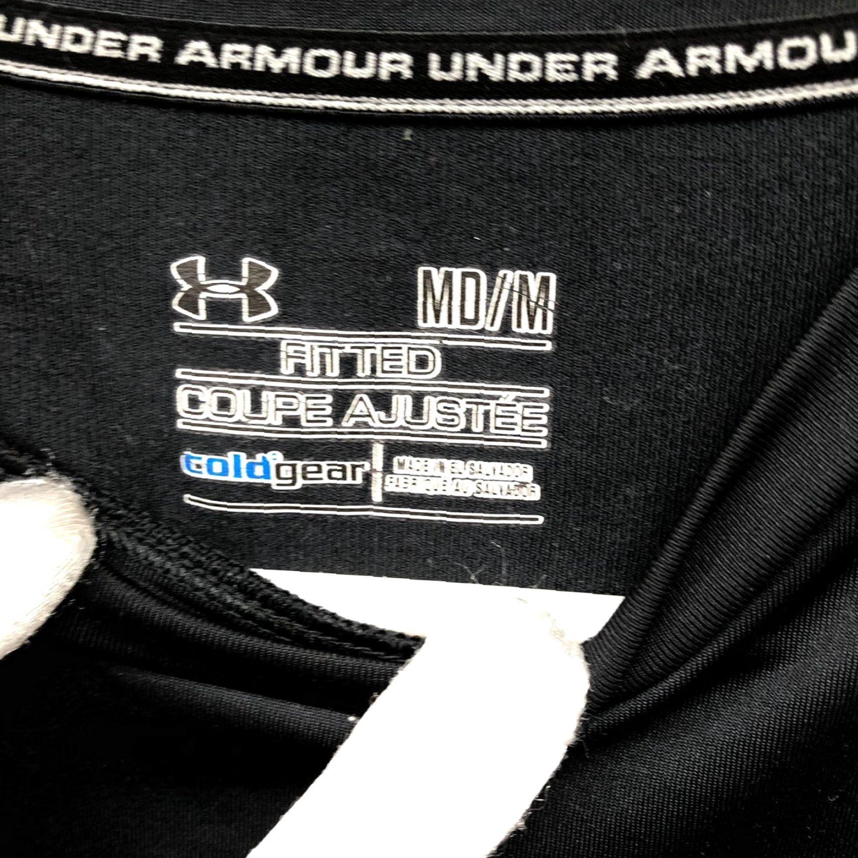 Under Armour Under Armour HeatGear Fitted Long Sleeve Baselayer T Shirt Mens M Black Size US M / EU 48-50 / 2 - 5 Thumbnail