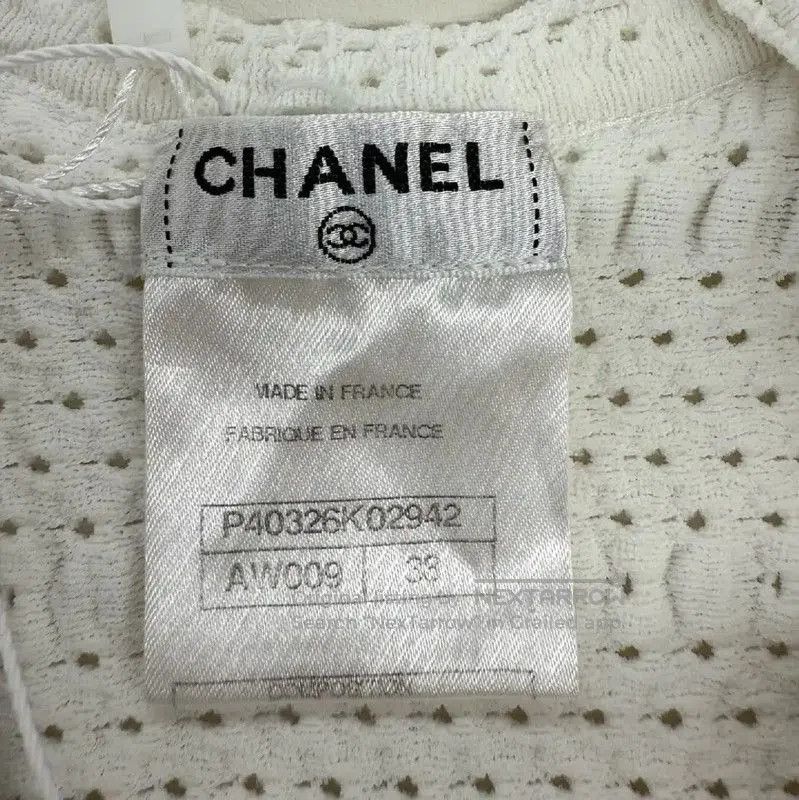 Chanel Chanel White Polyester Dress for Women . Size M / US 6-8 / IT 42-44 - 3 Thumbnail