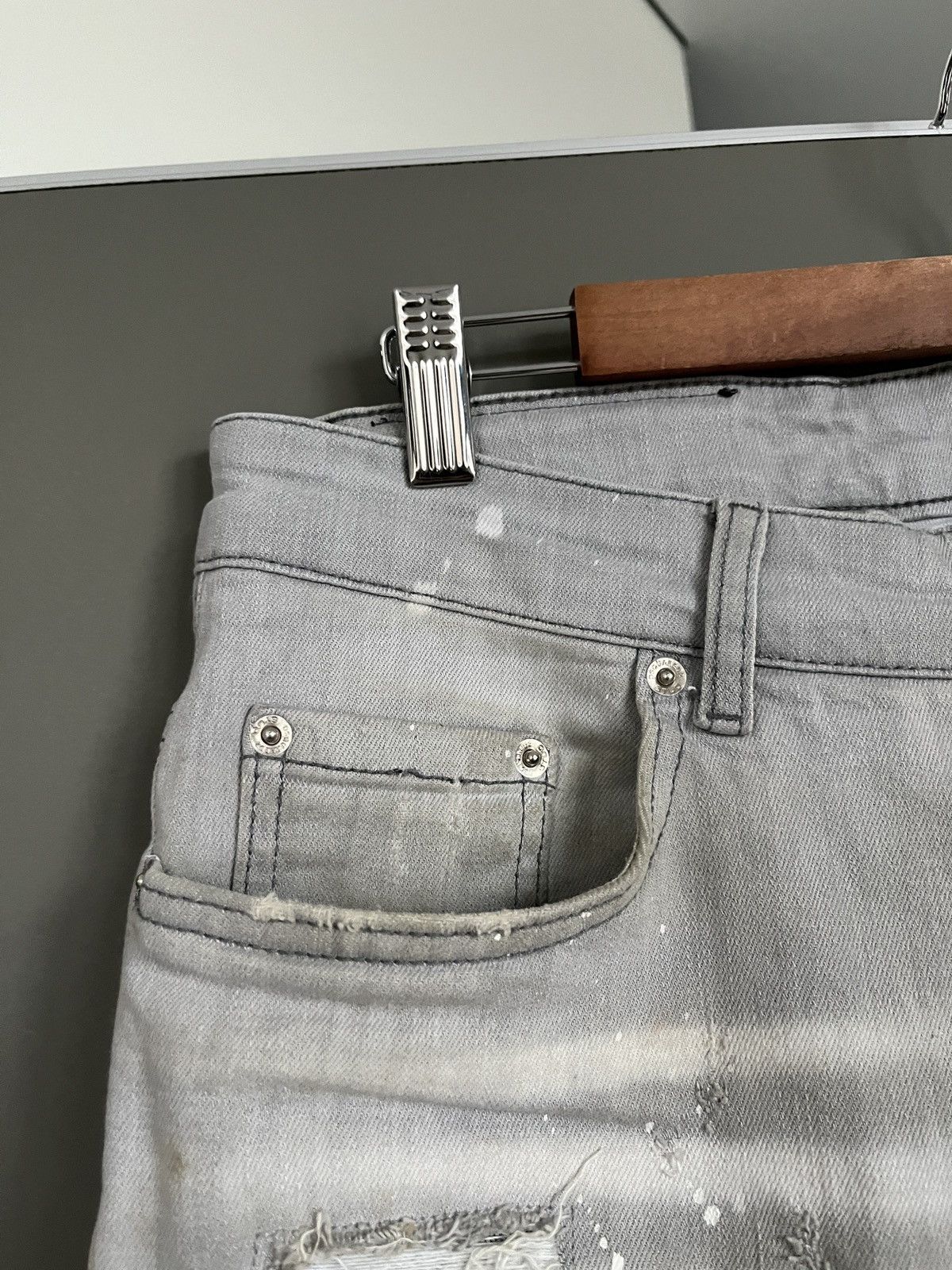 Dsquared2 Dsquared2 Distressed Gray Shorts Size US 32 / EU 48 - 5 Thumbnail
