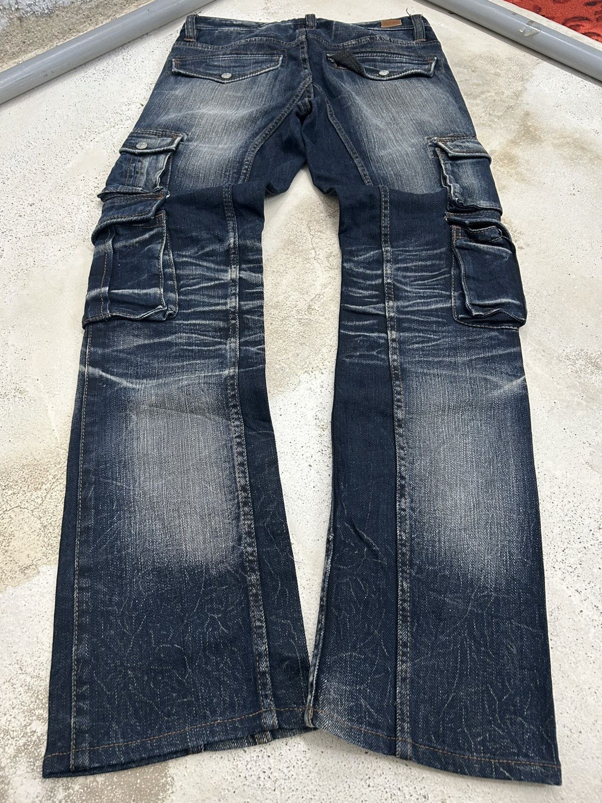 Tornado Mart Nicole Club Men Archive Mud Washed Whiskering Cargo Pocket Size US 30 / EU 46 - 2 Thumbnail
