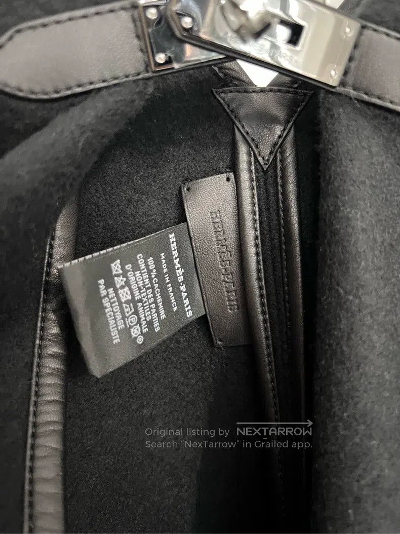 Hermes Hermes size 128*167cm Black cashmere Kelly cape Size M / US 6-8 / IT 42-44 - 5 Thumbnail