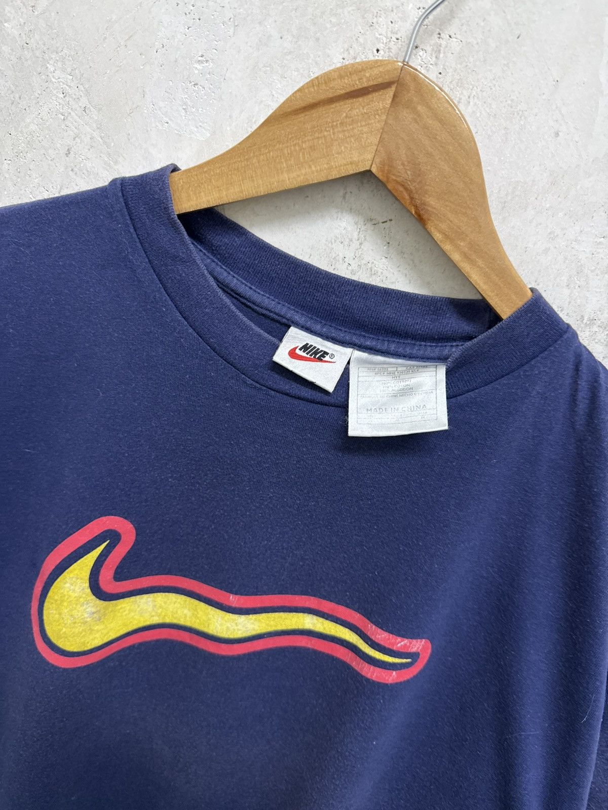 Nike Vintage 90s Nike Air Big Shot Graphic T-Shirt Size US M / EU 48-50 / 2 - 6 Thumbnail