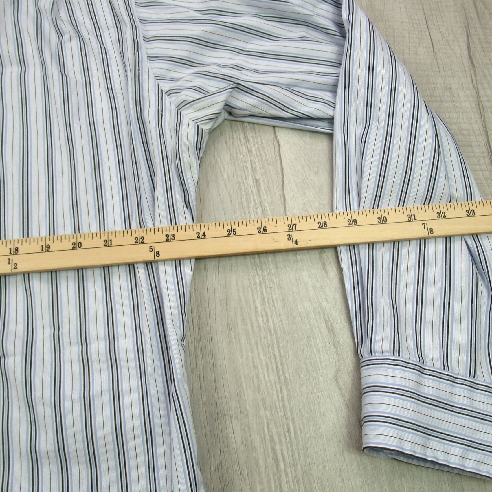 Polo Ralph Lauren Polo Ralph Lauren Shirt Mens 17.5 Stripes Long Sleeve Button-Down Casual Shirt Size US XXL / EU 58 / 5 - 7 Thumbnail