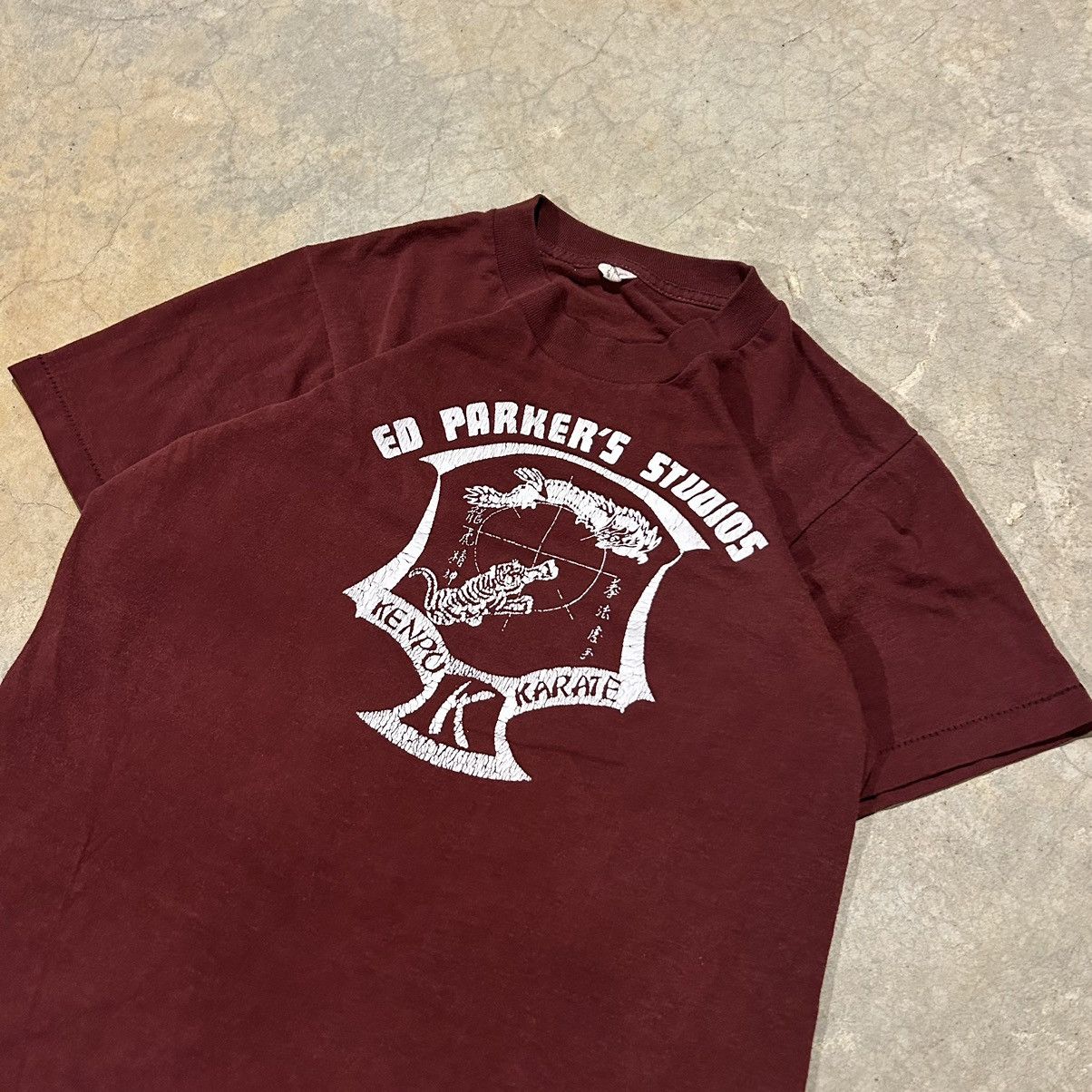 Unsound Rags × Vintage Vintage 80s Ed Parker Studios Kenpo Karate Japan Tee Size US S / EU 44-46 / 1 - 2 Thumbnail