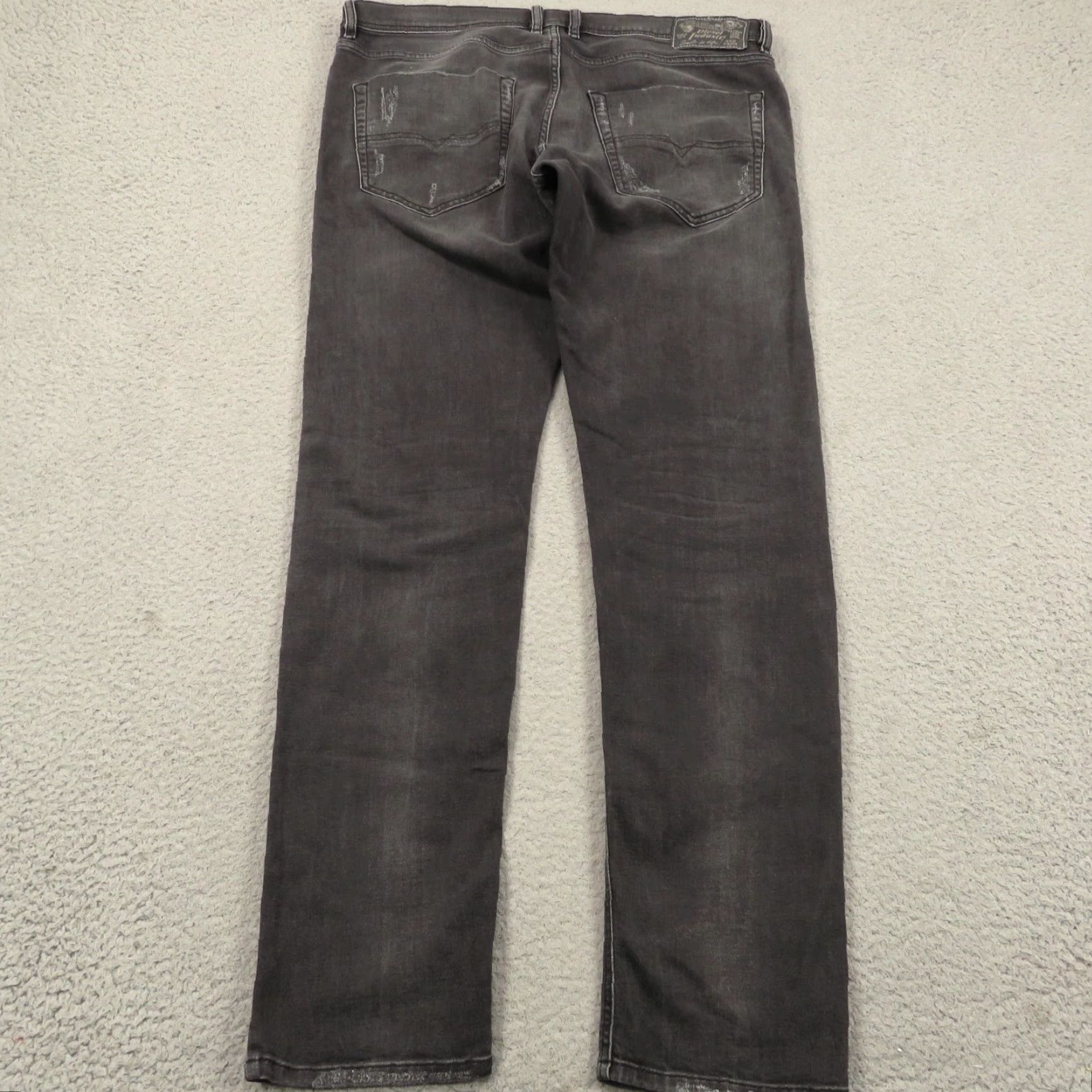 Diesel Diesel Jeans Mens Slim 36x32 Tepphar Stretch Carrot Blue Wash 5-Pocket Denim Distressed Size US 36 / EU 52 - 6 Thumbnail