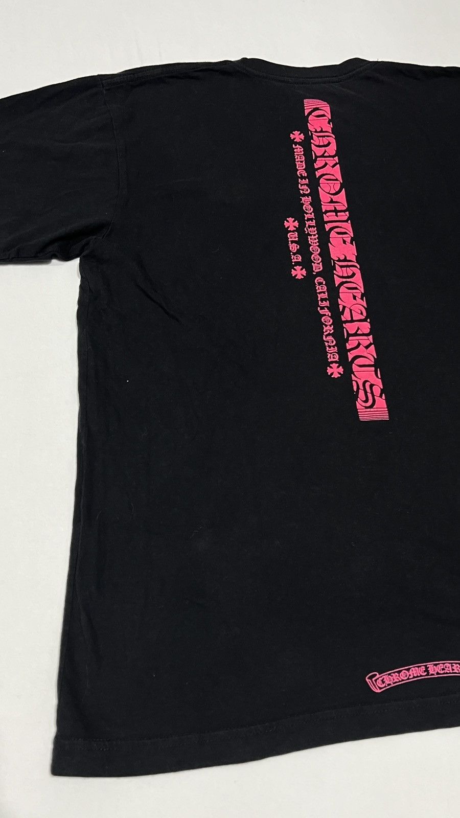 Chrome Hearts Chrome Hearts Pink Vertical Logo Size US L / EU 52-54 / 3 - 13 Thumbnail