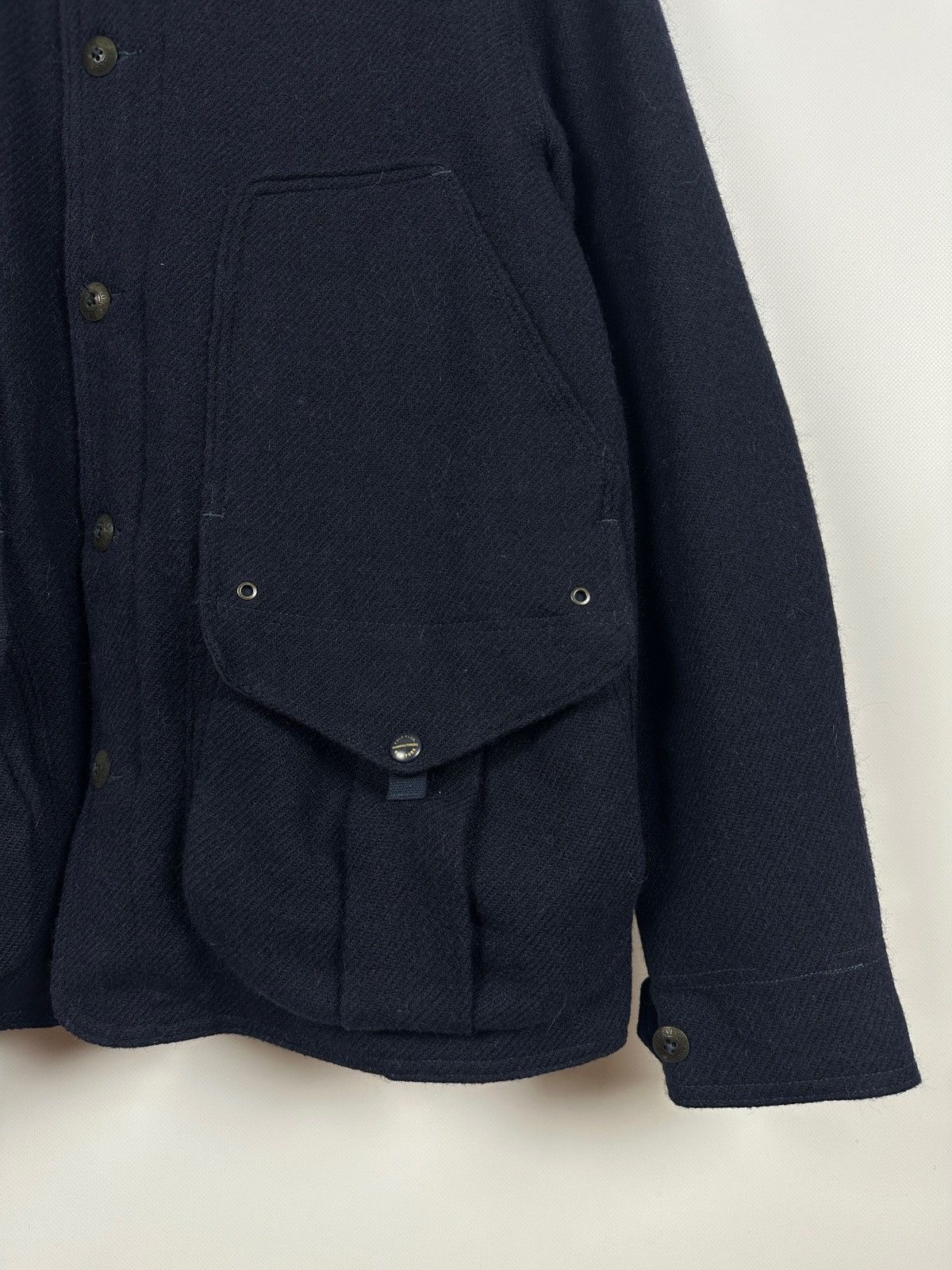 Polo Ralph Lauren Polo Ralph Lauren Wool/Alpaca Navy Blue Military Jacket Size US L / EU 52-54 / 3 - 9 Thumbnail