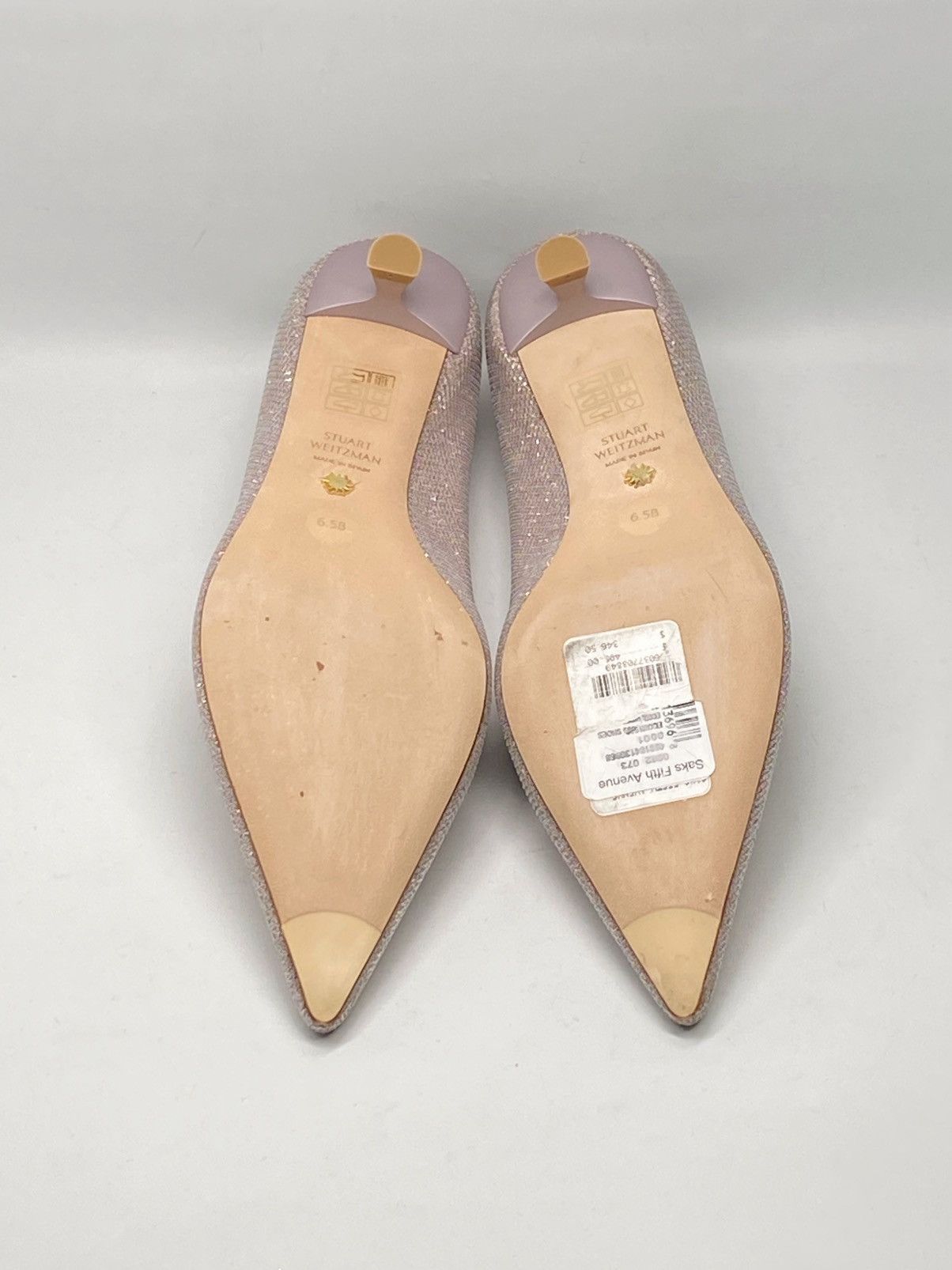 Stuart Weitzman Stuart Weitzman Metallic Kitten-Heel Pumps size 6.5 Size US 6.5 / IT 36.5 - 8 Thumbnail