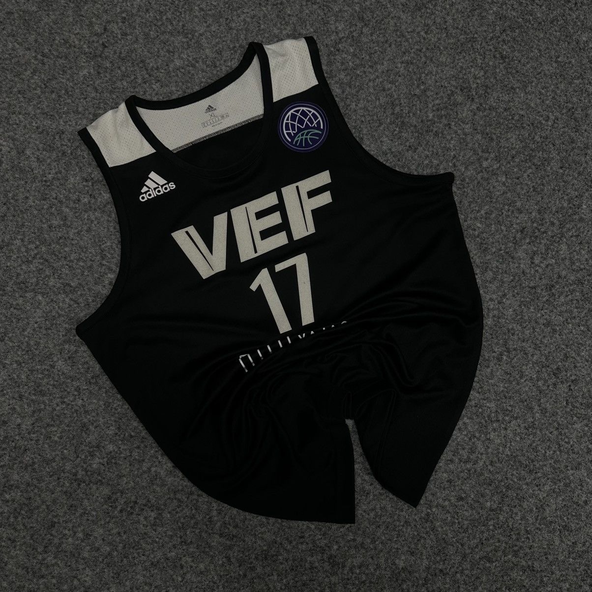 Adidas VTG Adidas Mans Vef Riga Sleeves Tank Top Janis 17 Size XL Size US XL / EU 56 / 4 - 1 Thumbnail