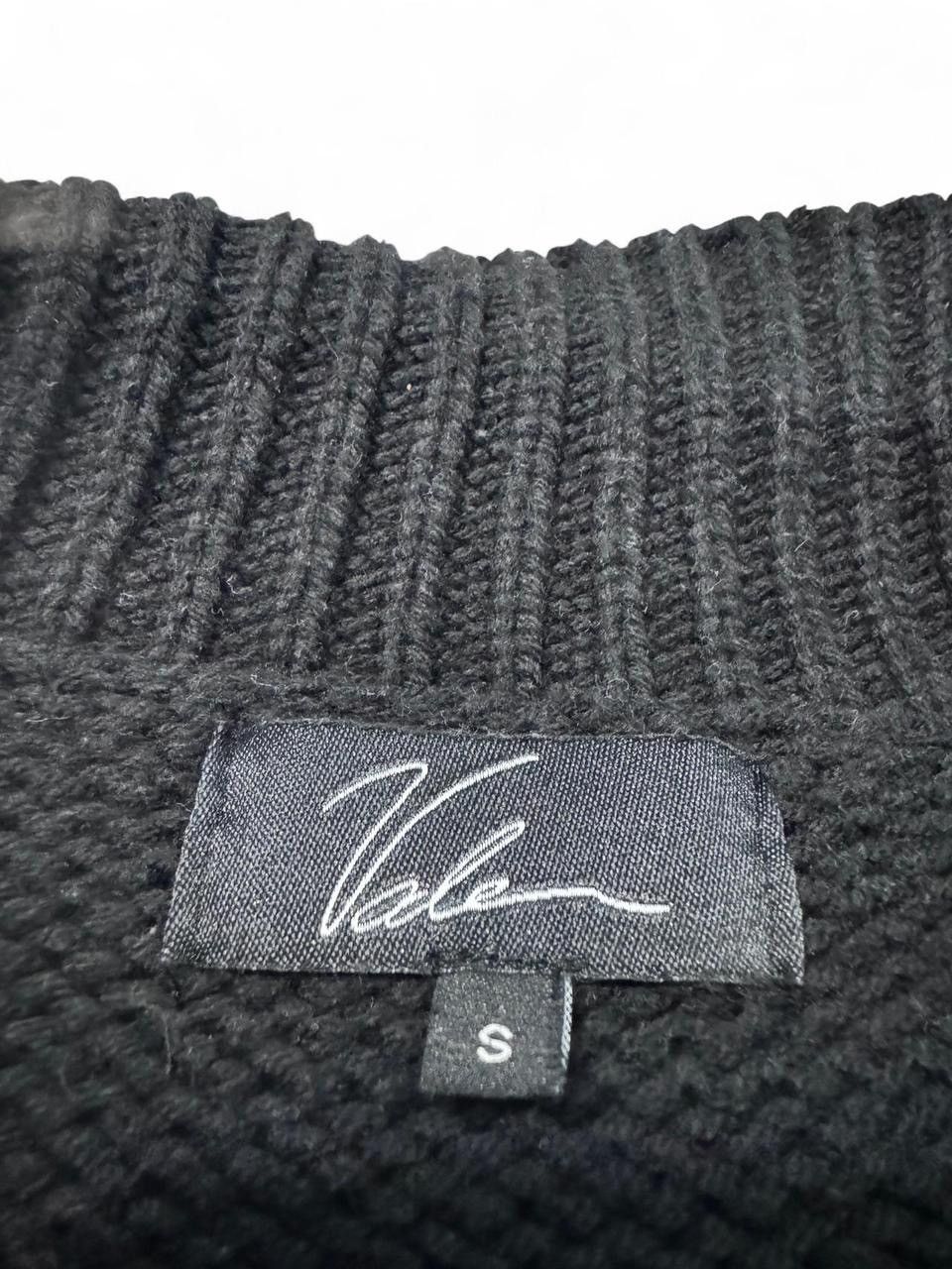 Vale Vale forever valley full zip cardigan sweater black embossed Size US S / EU 44-46 / 1 - 2 Thumbnail