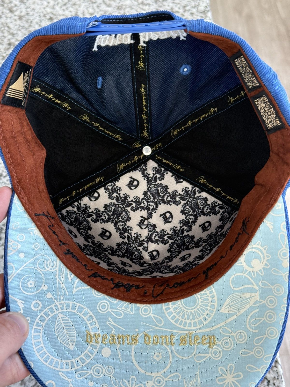 Other Dvniel Luu Blue Corduroy Long Beach snapback super Rare Size ONE SIZE - 6 Thumbnail