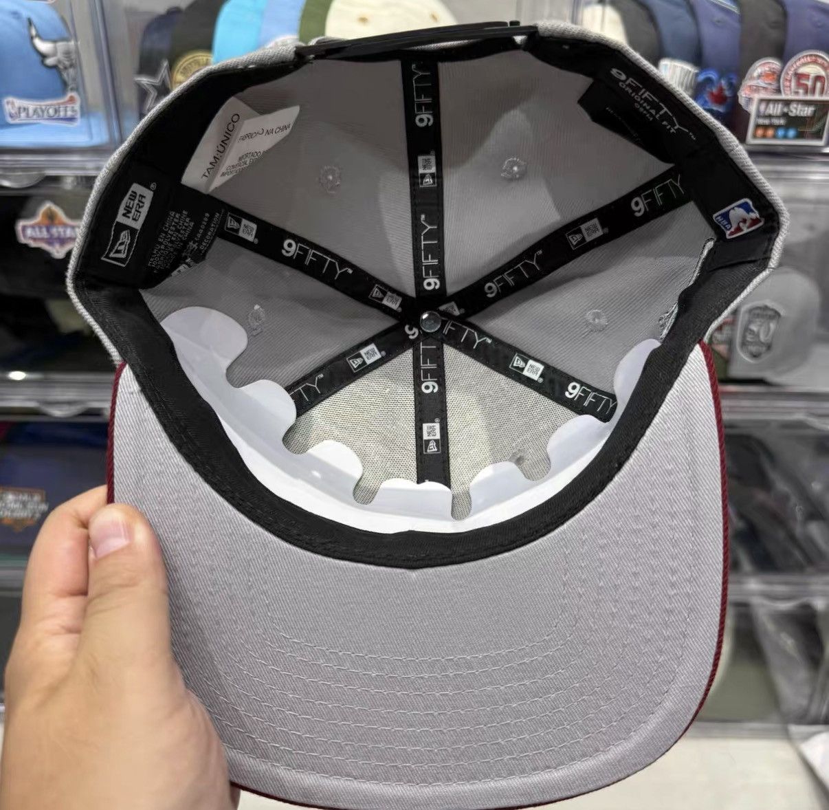 New Era New Era NBA Miami Heat Flat Brim Baseball Cap J32 Size ONE SIZE - 6 Thumbnail