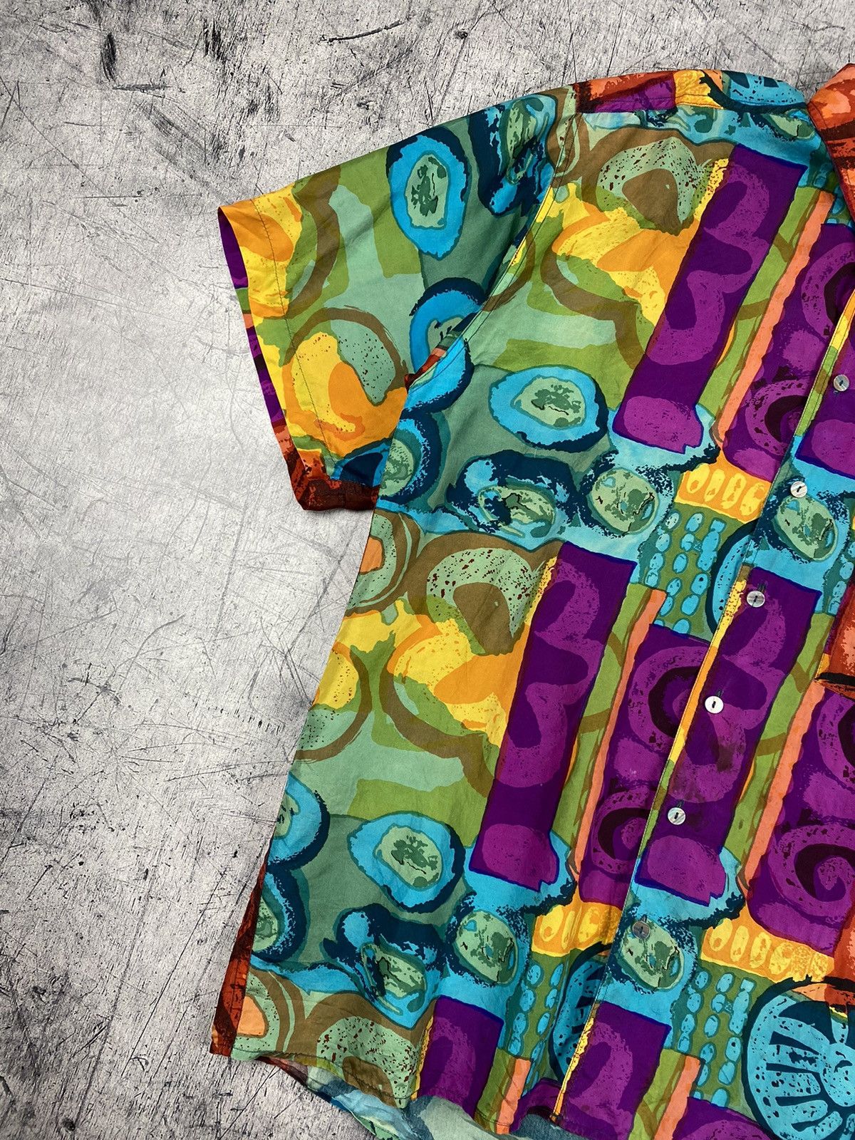 Japanese Brand Mens Vintage Hawaiian Crazy Shirt Aloha Wear Size M Size US M / EU 48-50 / 2 - 3 Thumbnail