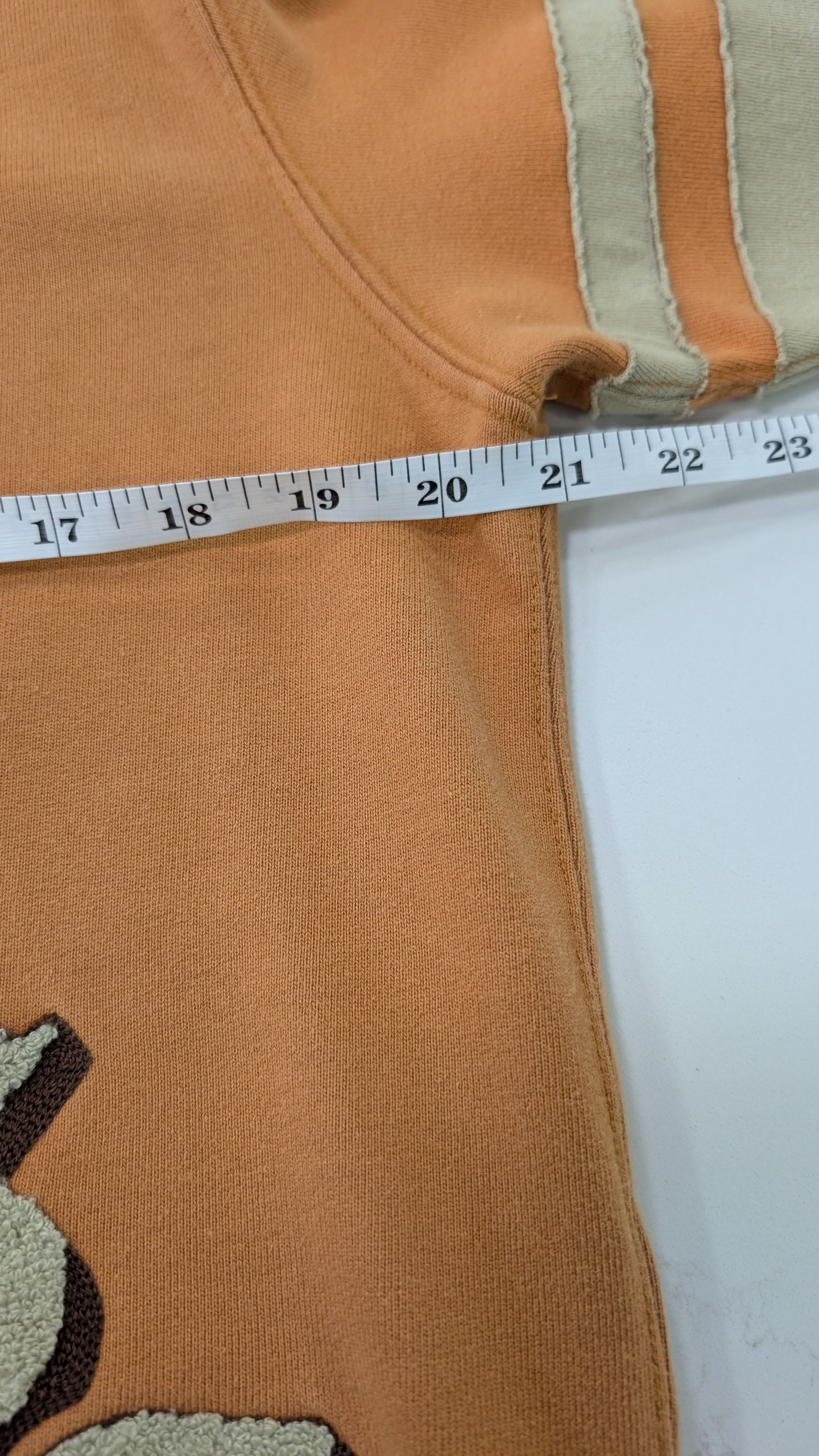 Samuel Zelig SAMUEL ZELIG Varsity Crewneck - Vintage Orange - Made in USA Size US S / EU 44-46 / 1 - 8 Thumbnail