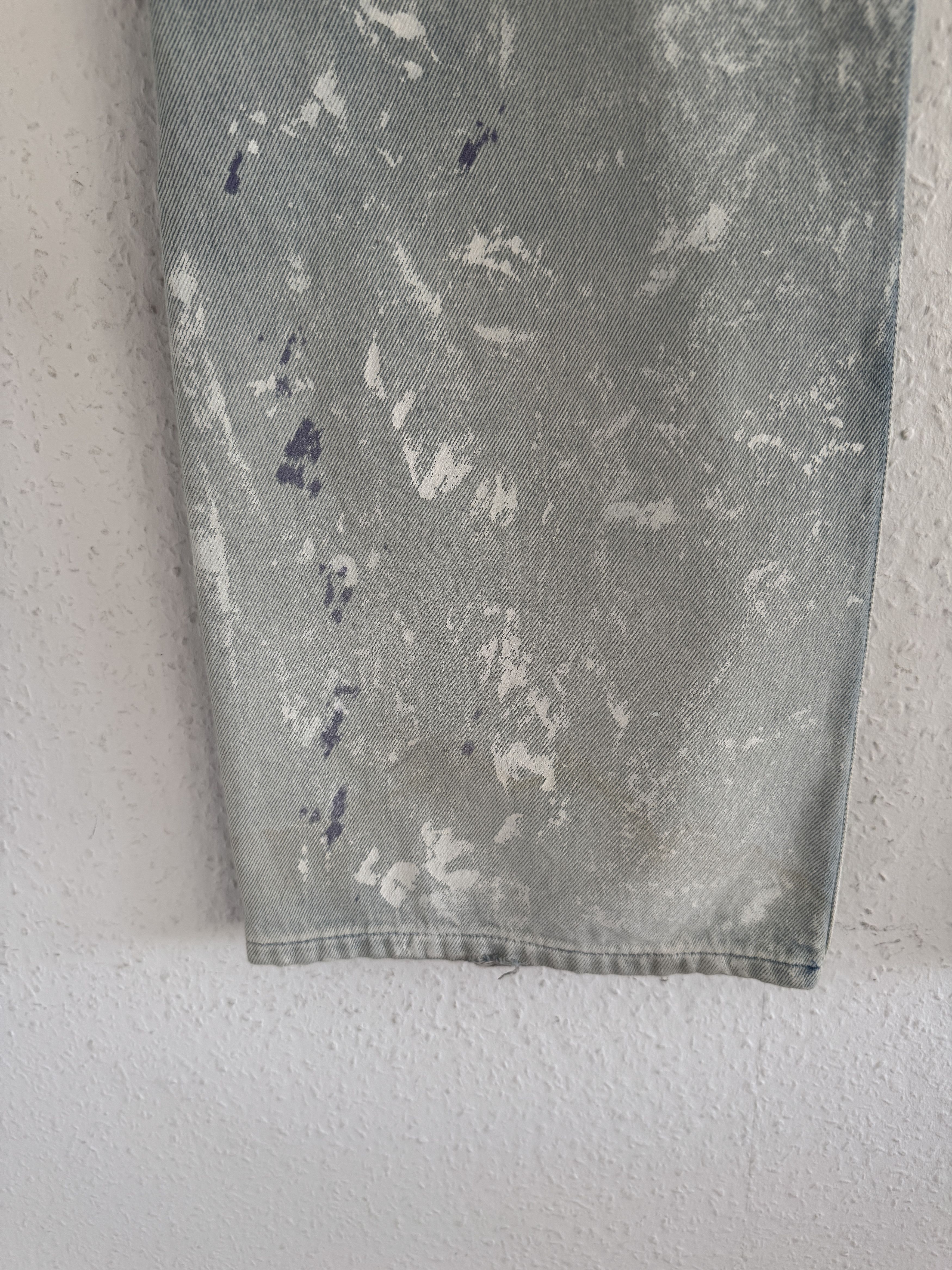 Off-White Paint-Splattered Degrade Denim Jeans Size US 34 / EU 50 - 16 Thumbnail
