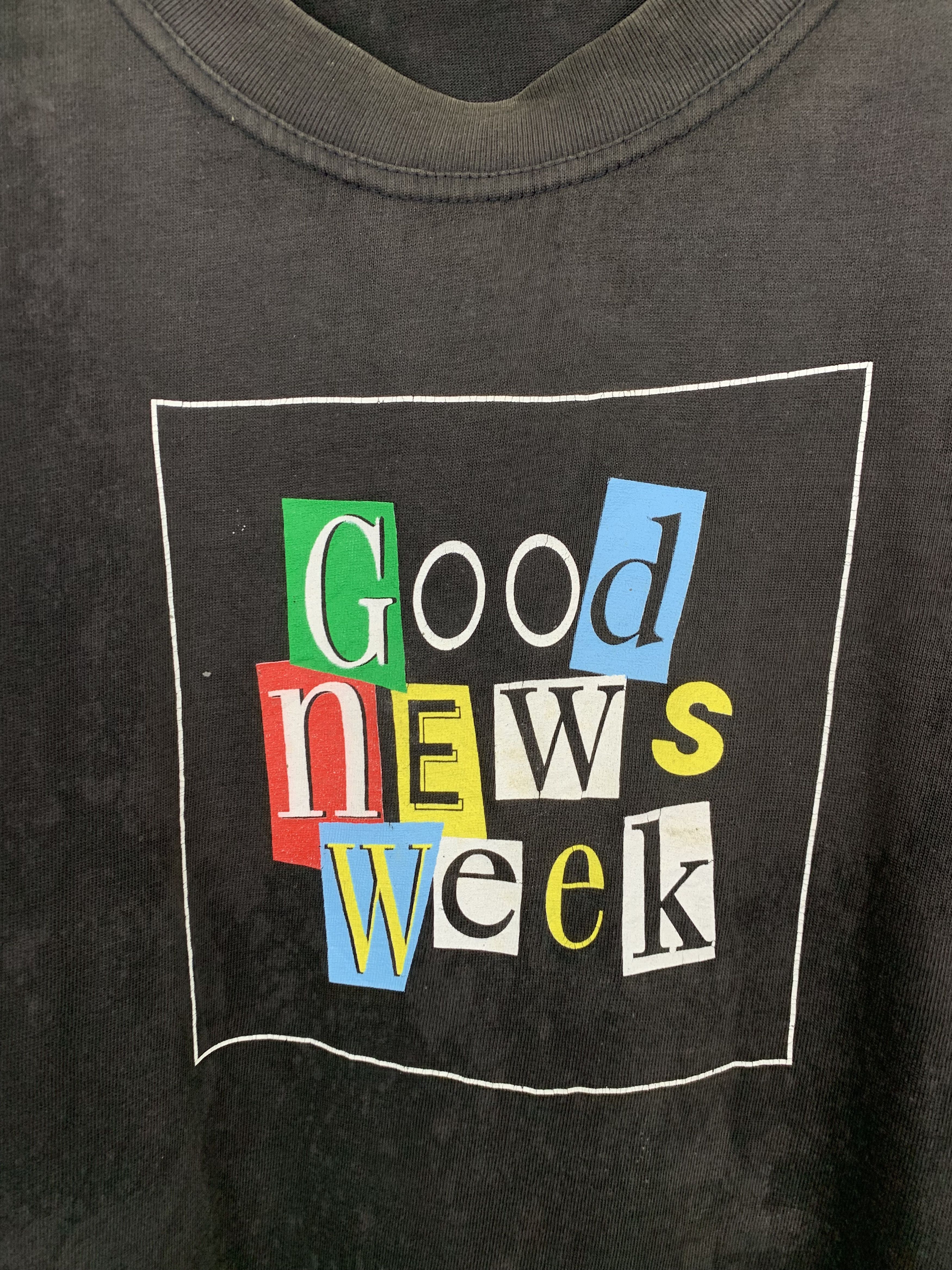 Vintage Vintage 90s Good News Week TV Show T Shirt TA0169 Size US XL / EU 56 / 4 - 6 Thumbnail