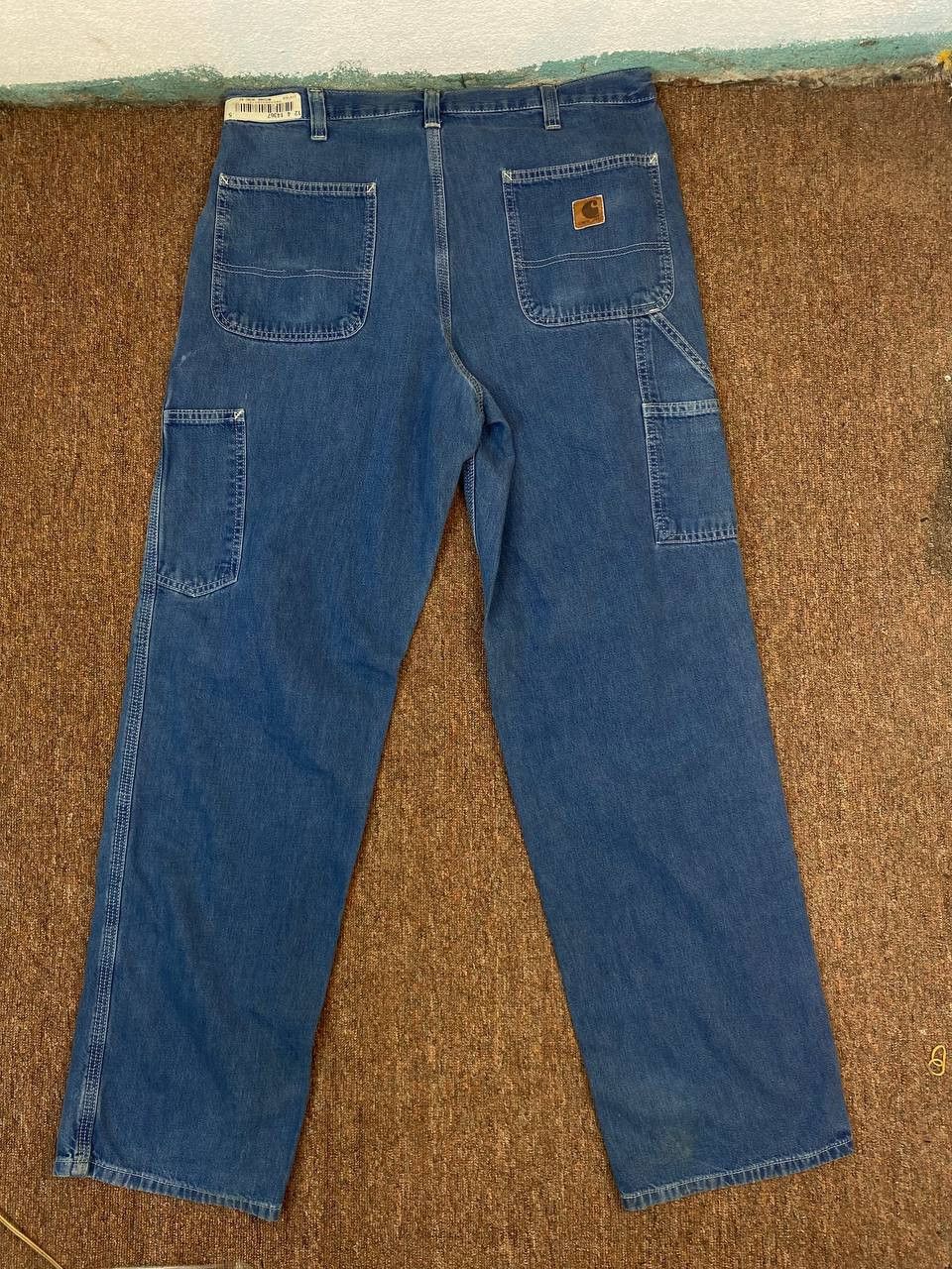 Carhartt carhartt carpenter baggy denim distressed Size US 36 / EU 52 - 1 Thumbnail