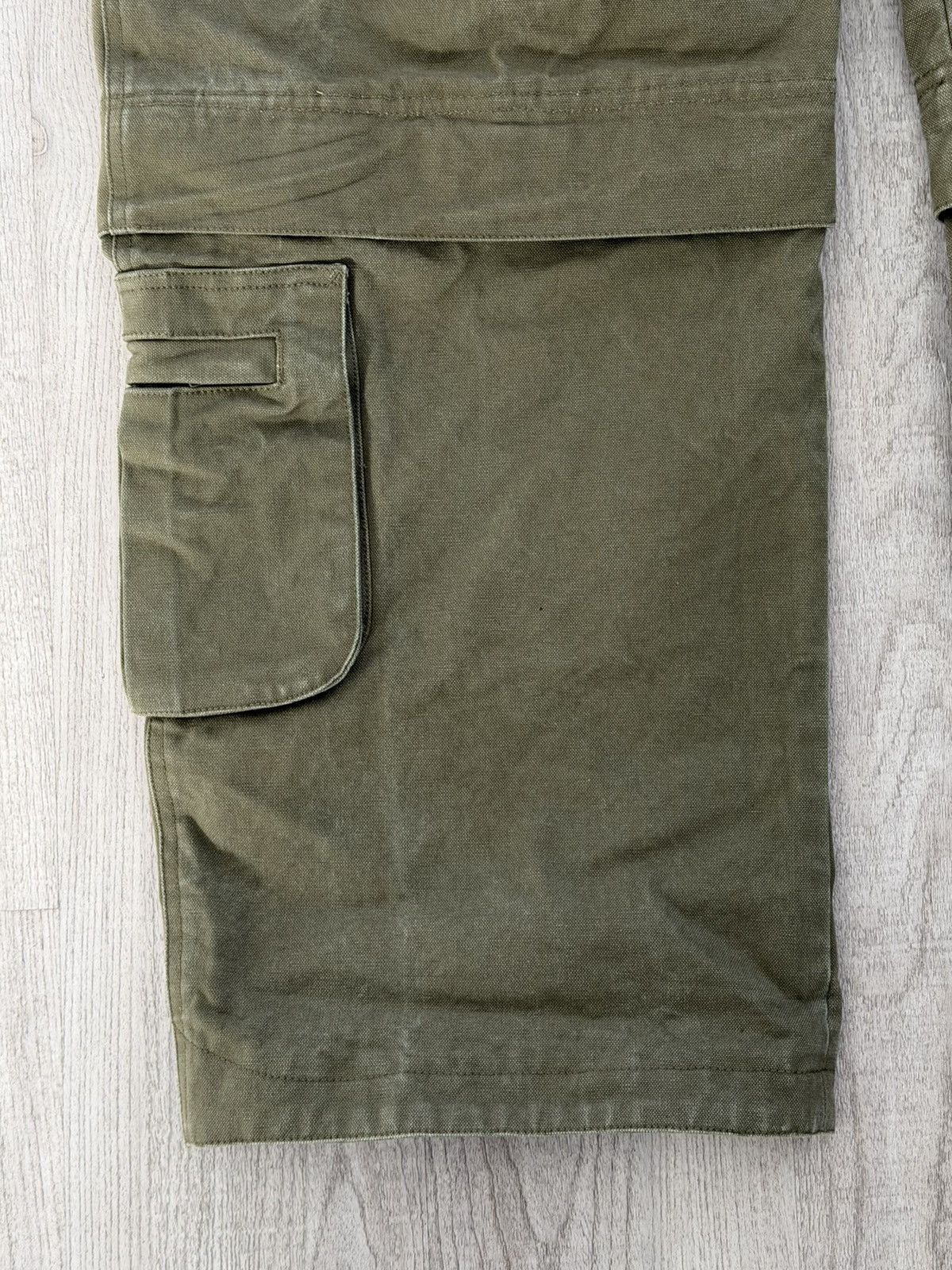 Entire Studios Entire Studios Heavy Canvas Wide Leg Cargo Pants 36 Size US 36 / EU 52 - 8 Thumbnail