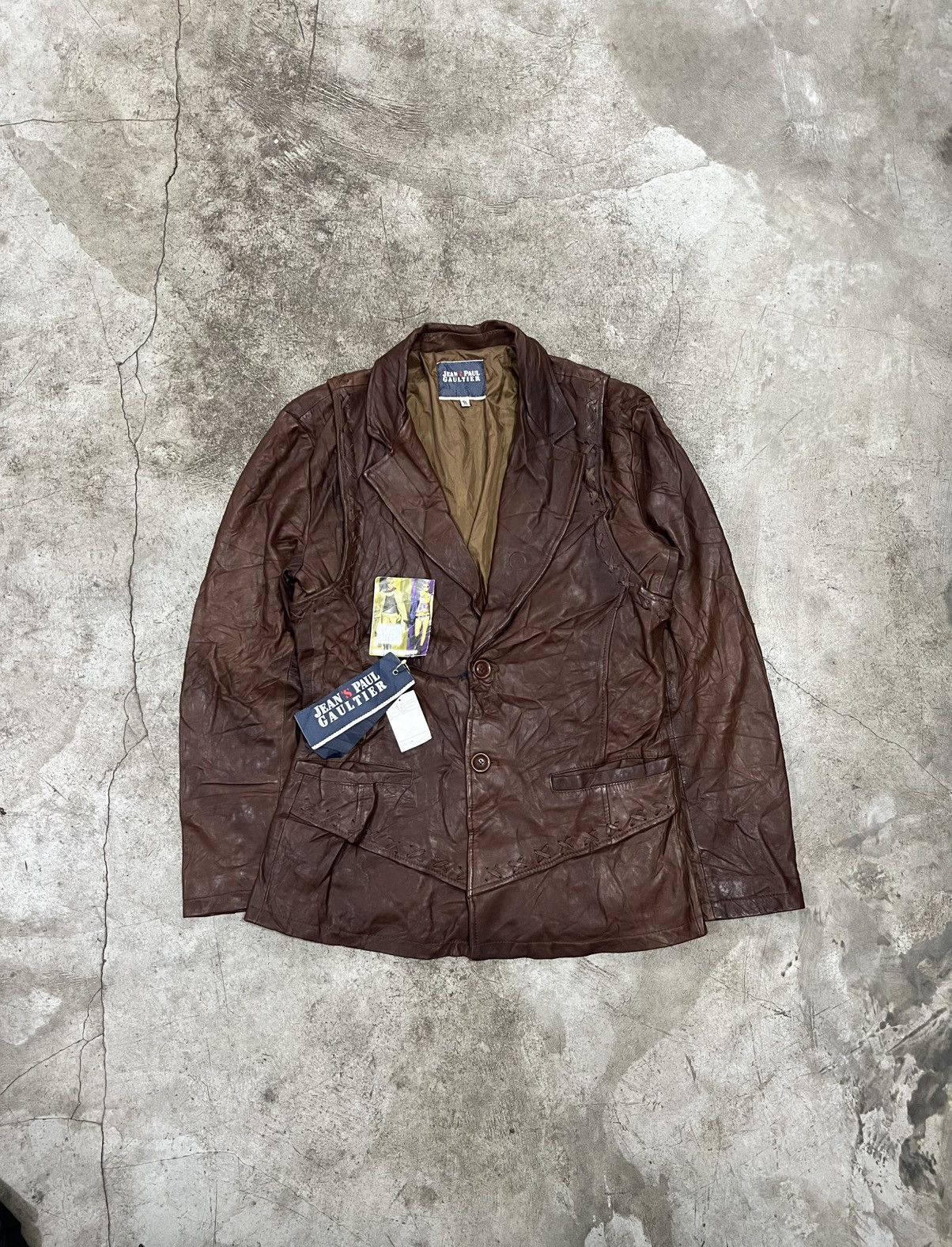 Jean Paul Gaultier Jean’s Paul Gaultier S/S08 Western Leather Jacket Size US M / EU 48-50 / 2 - 1 Thumbnail