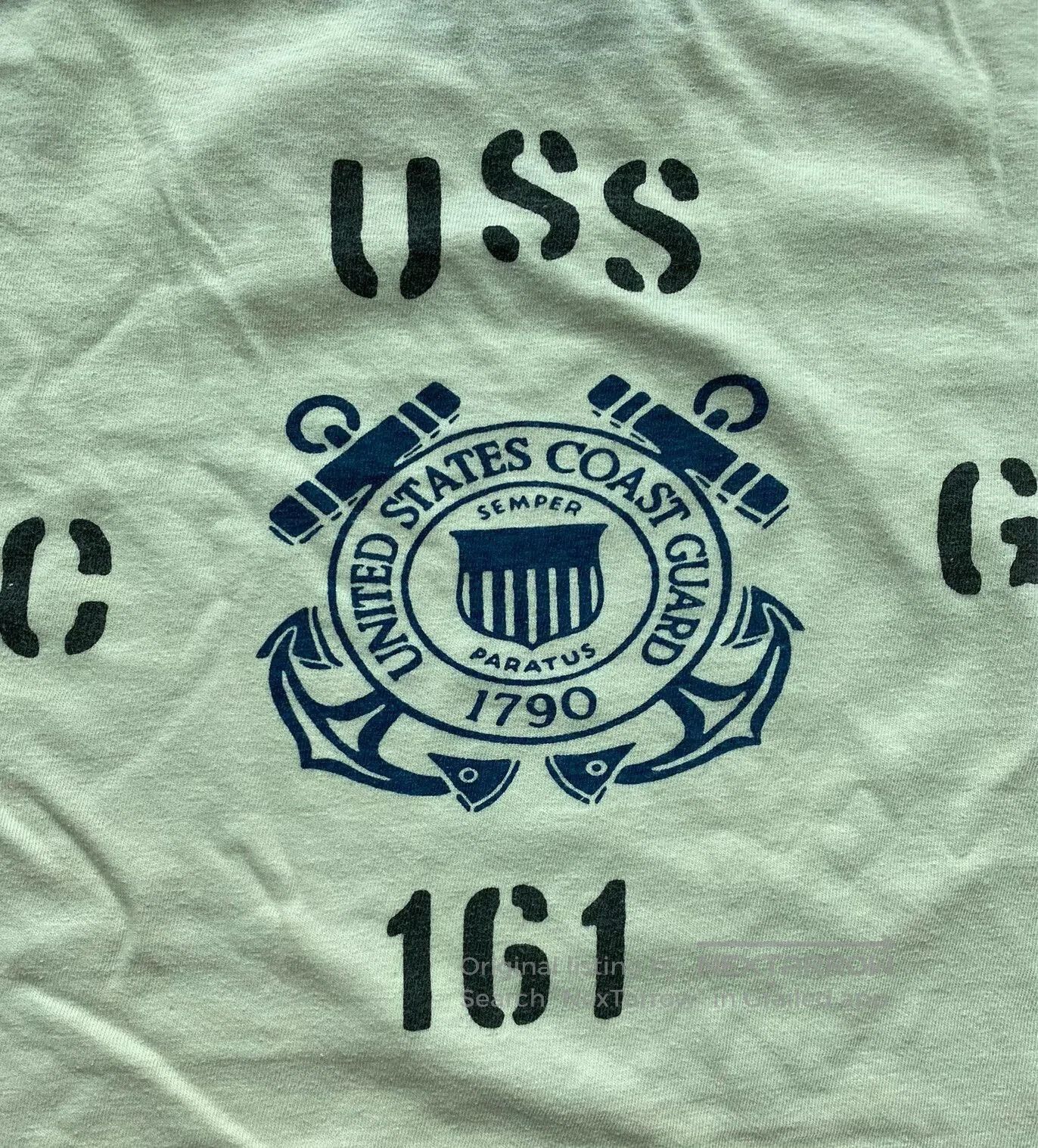 Freewheelers red and white coast guard short sleeve tee. Size US S / EU 44-46 / 1 - 5 Thumbnail