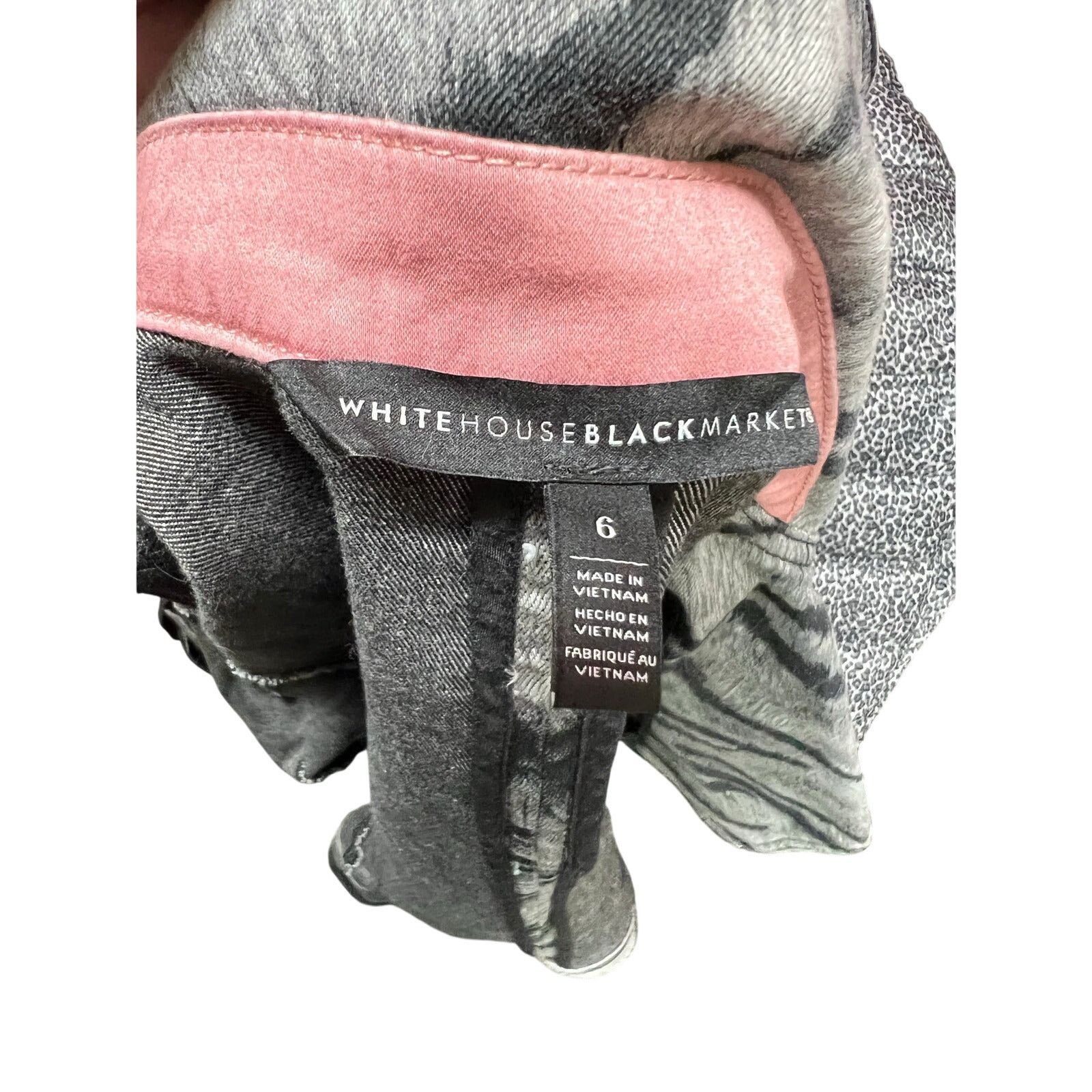White House Black Market White House Black Market denim moto jacks the sz 6 Size M / US 6-8 / IT 42-44 - 4 Thumbnail