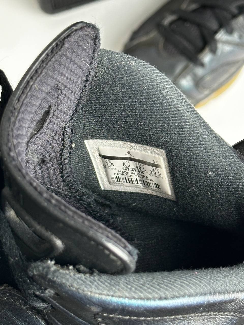 Jordan Brand × Nike Nike Air Jordan 6 Chameleon Black Size 7.5 Size US 7.5 / EU 40-41 - 12 Thumbnail