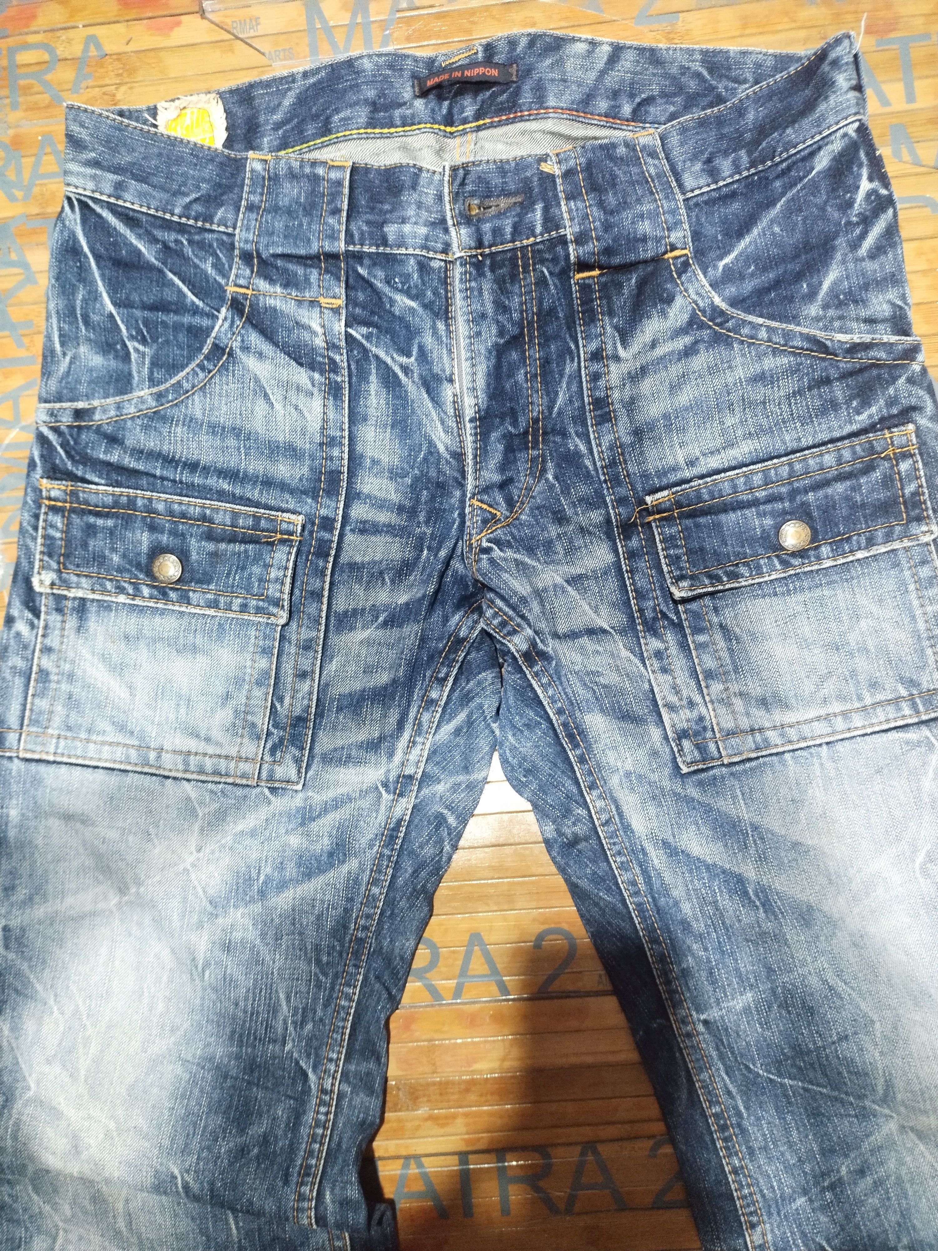 Japanese Brand Jeans Blueway, Bush Pant, Nippon Size US 32 / EU 48 - 12 Thumbnail
