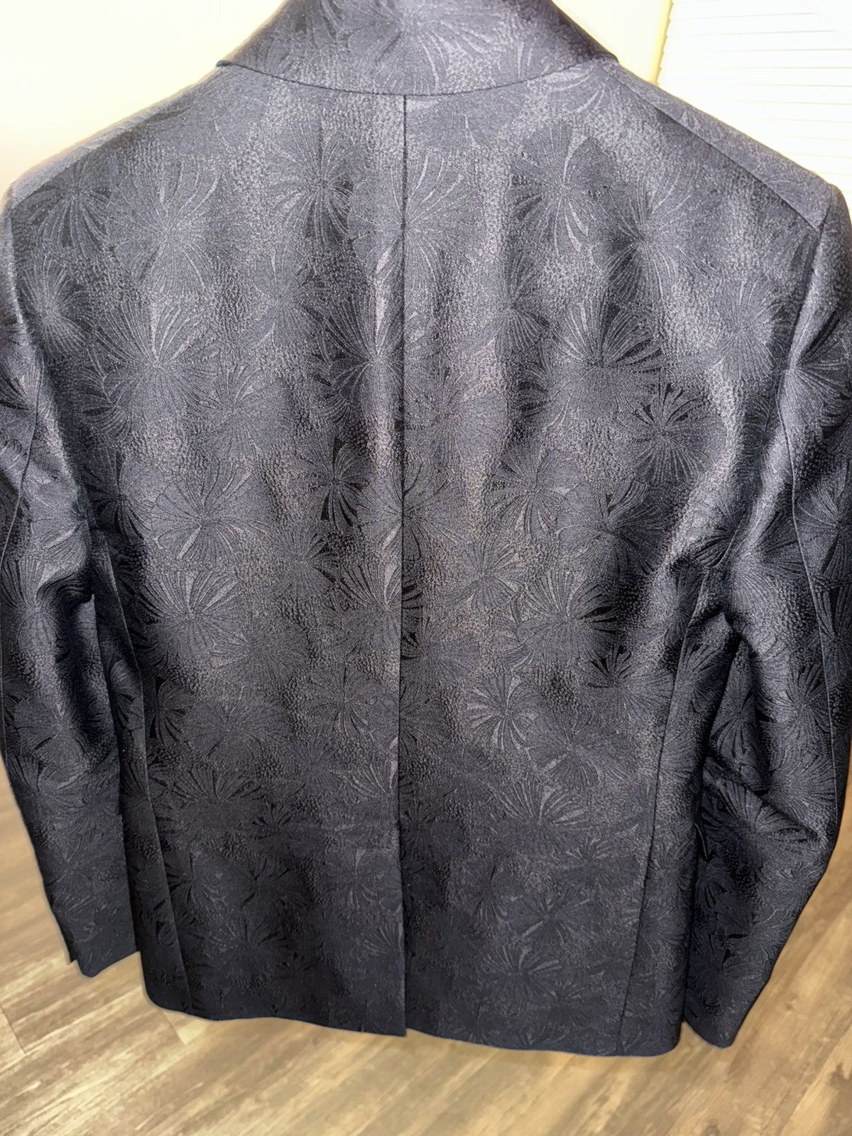 Saint Laurent Paris Heidi Slimane Jaquard Blazer Size 34R - 3 Thumbnail