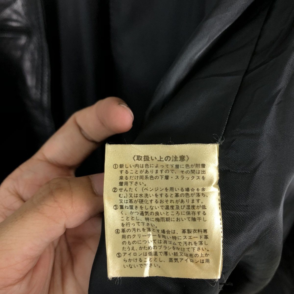 Japanese Brand 🔥VINTAGE GENUINE LEATHER JACKET JAPAN INSPIRE RICK OWENS Size US M / EU 48-50 / 2 - 14 Thumbnail