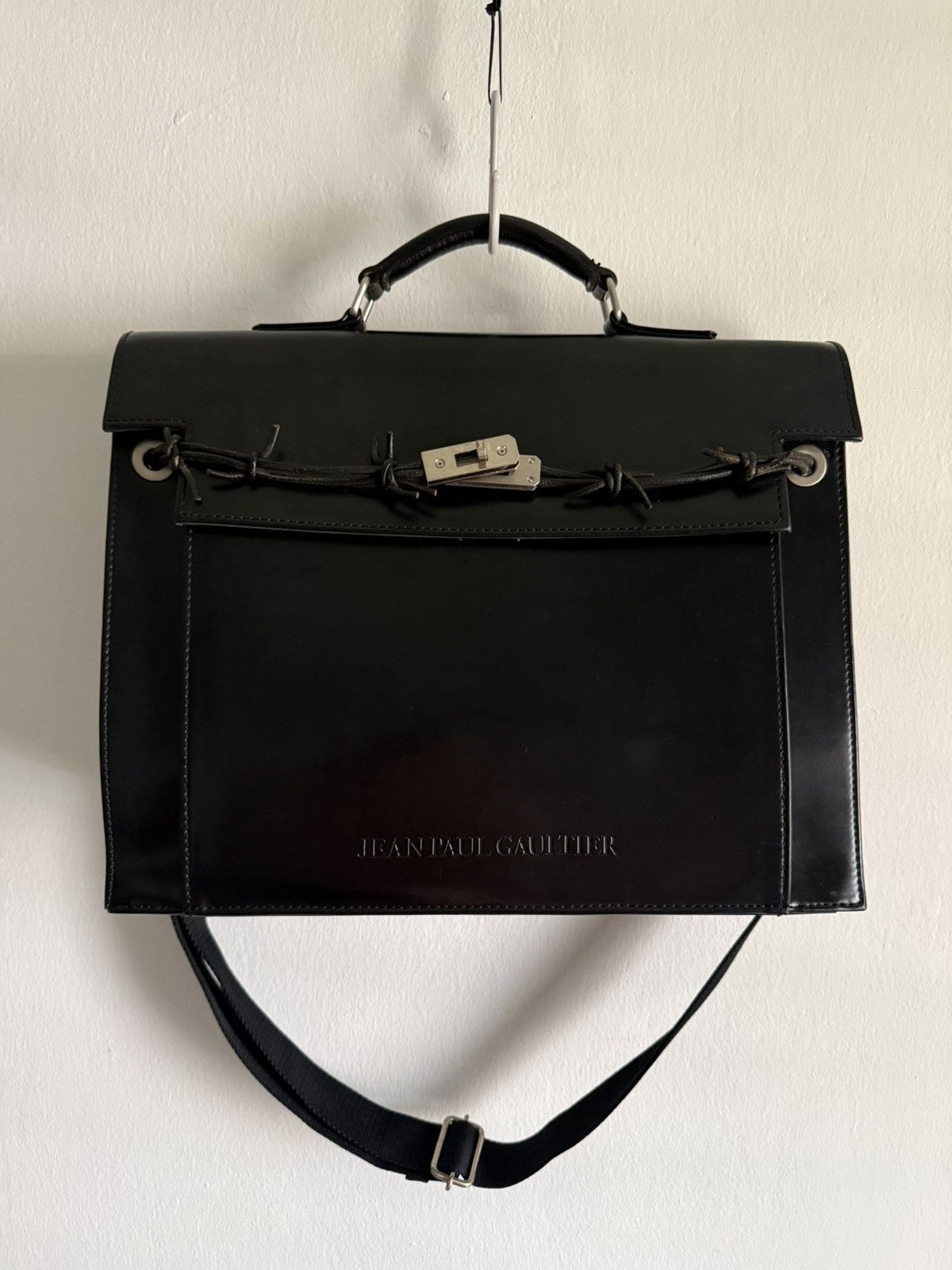 Jean Paul Gaultier Rare Jean paul gaultier black birkin briefcase Size ONE SIZE - 1 Thumbnail