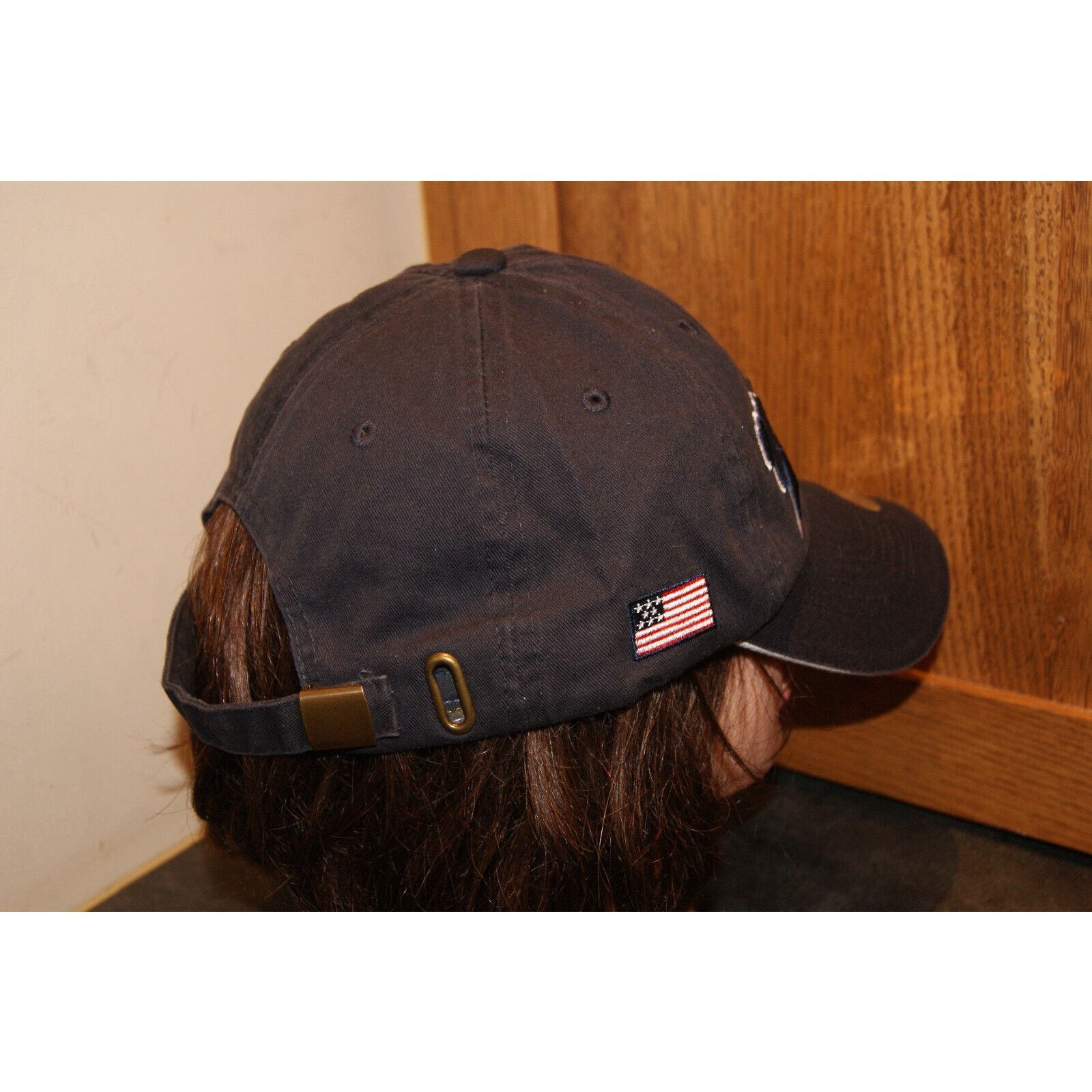 Other NWT Washington D.C. Navy Strapback Hat Cap NEW NOS USA Flag Size ONE SIZE - 4 Thumbnail