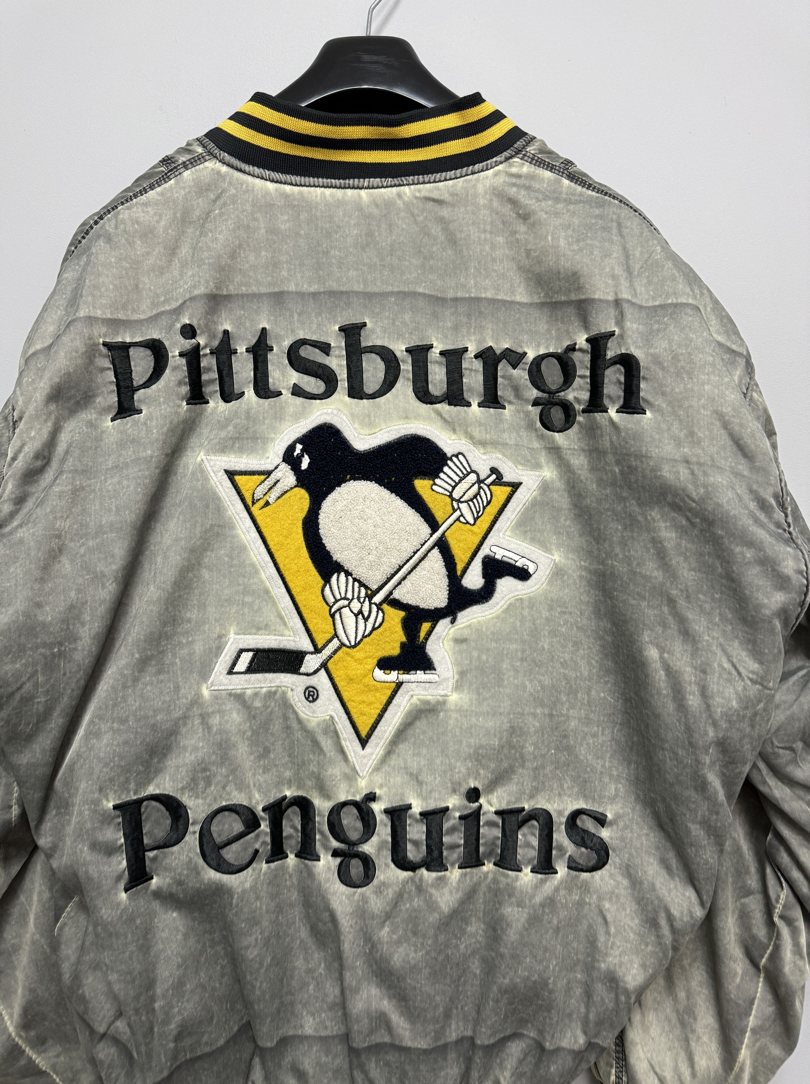 NFL Campri NHL Pittsburgh Penguins Bomber Jacket Big Logo Size L Size US L / EU 52-54 / 3 - 14 Thumbnail