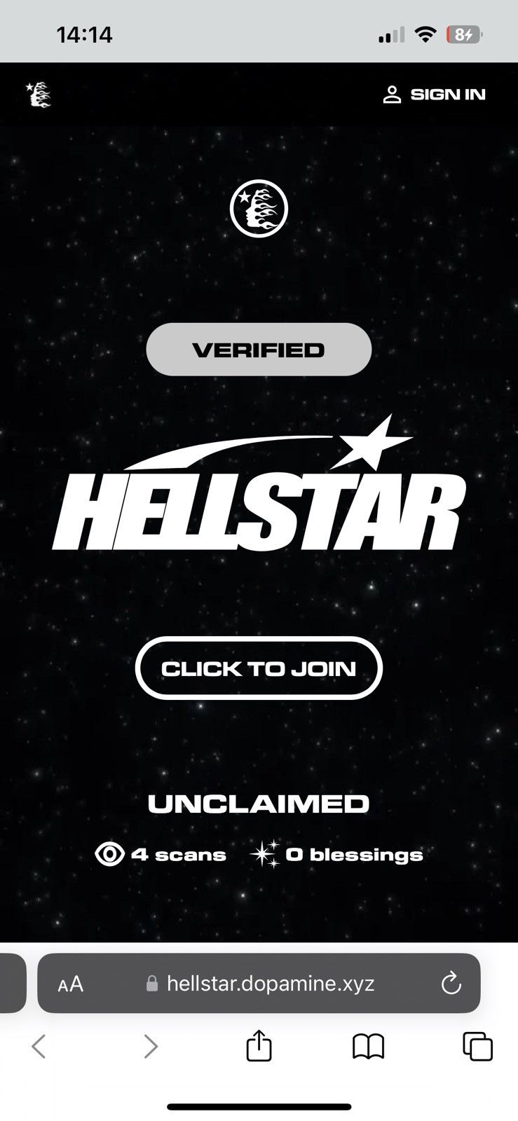 HELLSTAR FW23 HELLSTAR NO GUTS NO GLORY BLACK FADED BOXIE HOODIE AOP Size US L / EU 52-54 / 3 - 18 Thumbnail