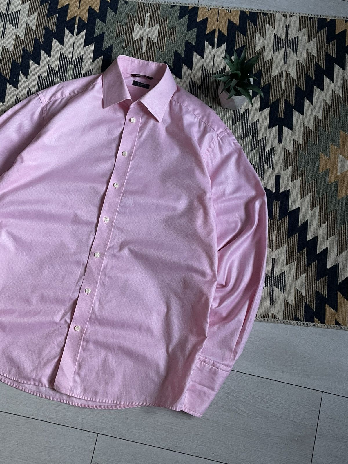 Eton Eton Wrinklefree Cotton Button Up Shirt Size US XL / EU 56 / 4 - 3 Thumbnail